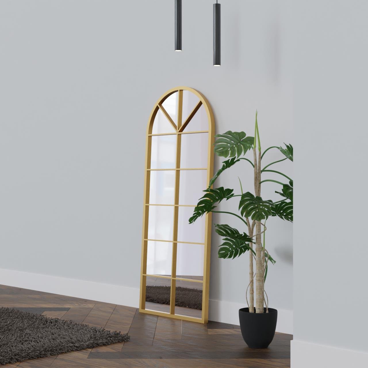 Kure Gold Dekoratif Boy Aynası