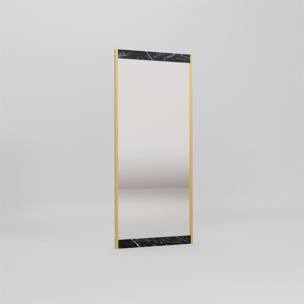 Zelda Siyah Mermer Dekoratif Ayna