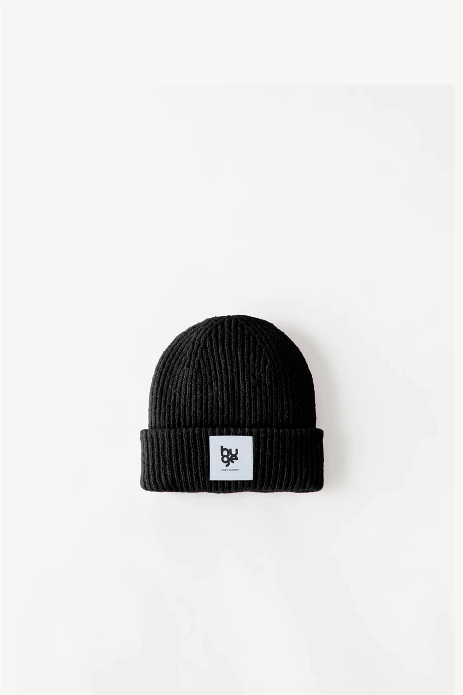 Huge Beanie Big Tag Black