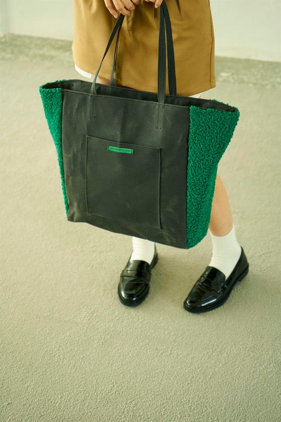 Huge Bepu Teddy Bag Anthracite