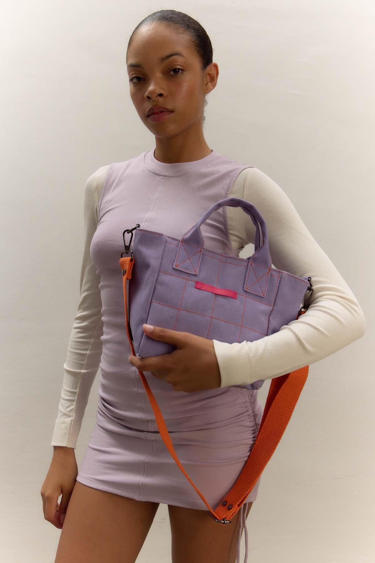 Huge Blandad Bag Purple