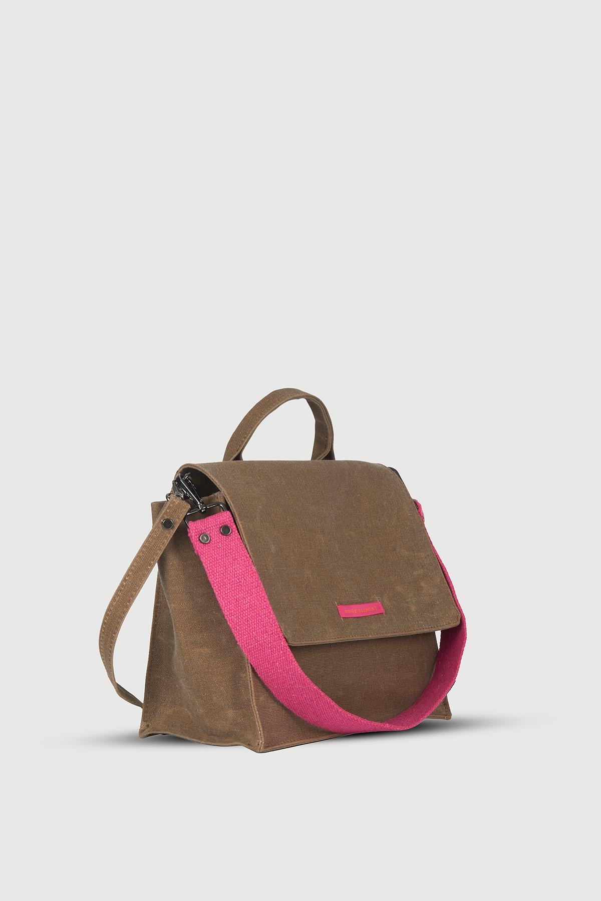 Huge Cuvert Brown Bag