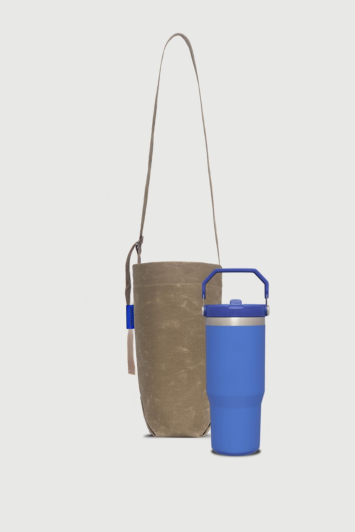 Huge Element Boottle Bag Kahverengi