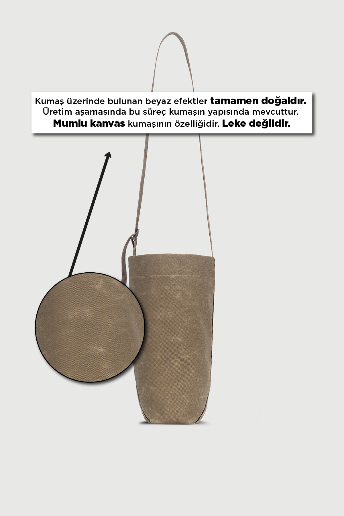 Huge Element Boottle Bag Kahverengi
