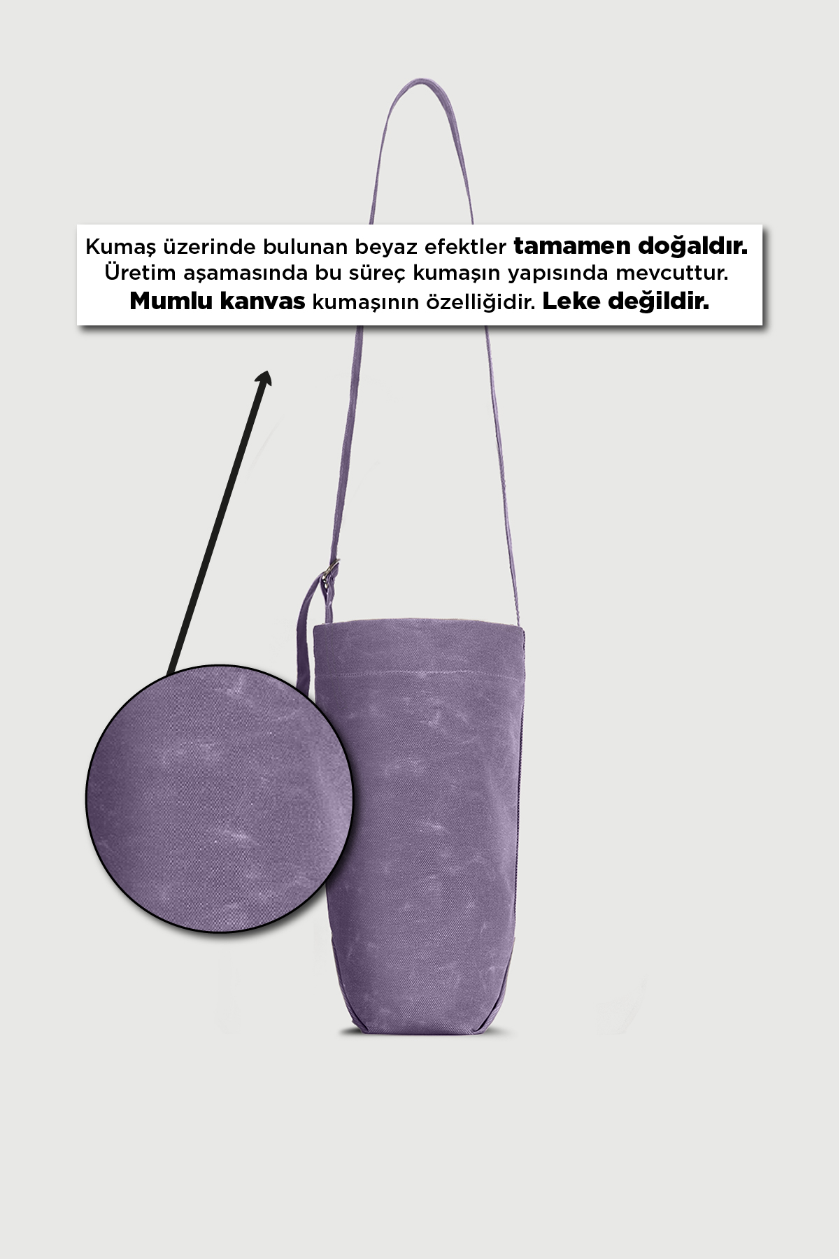 Huge Element Boottle Bag Lila