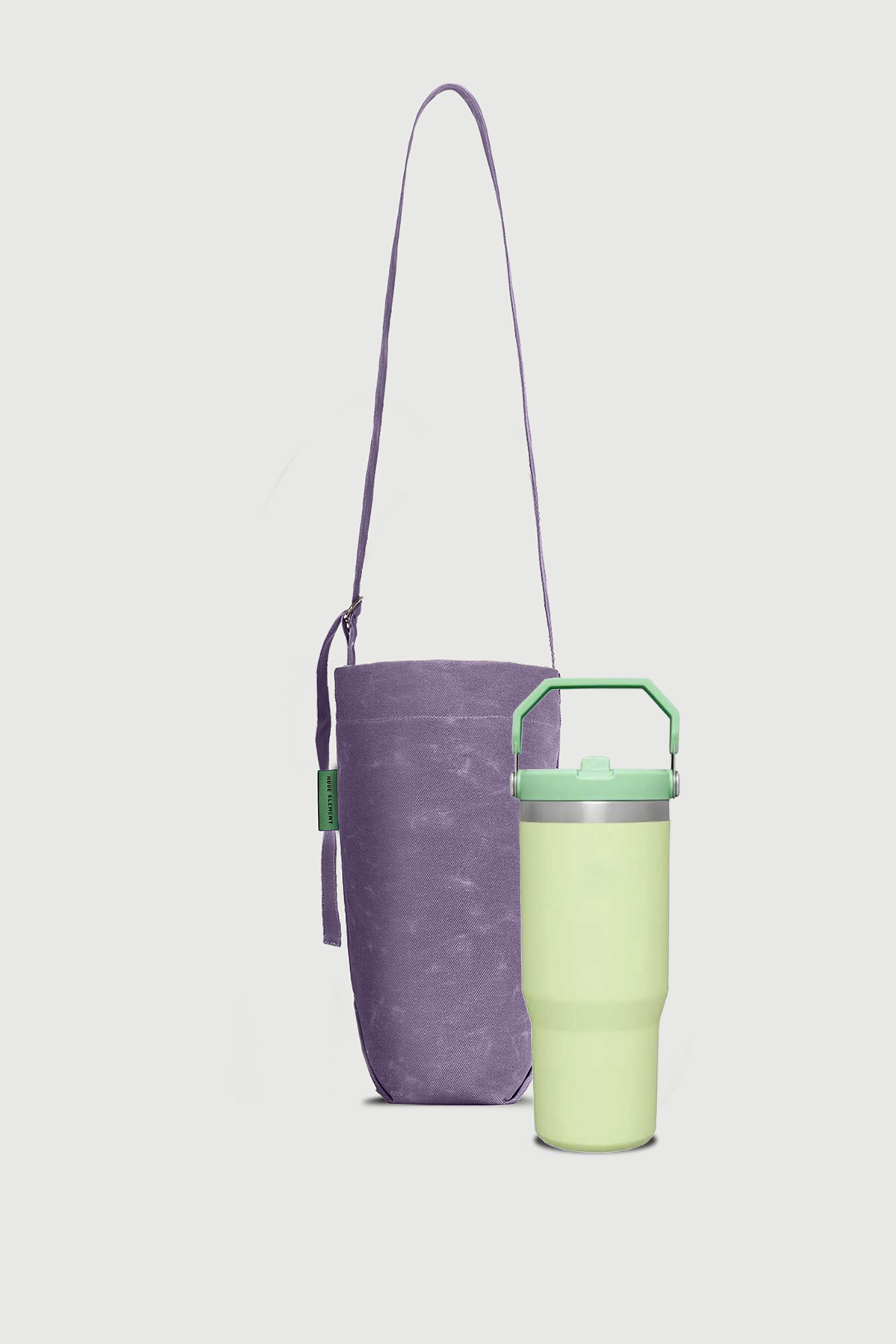 Huge Element Boottle Bag Lila