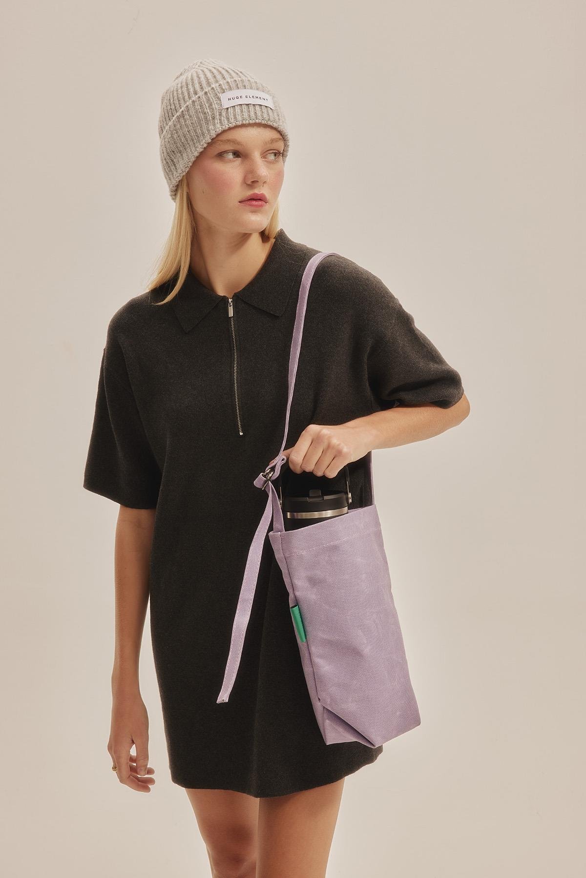 Huge Element Boottle Bag Lila