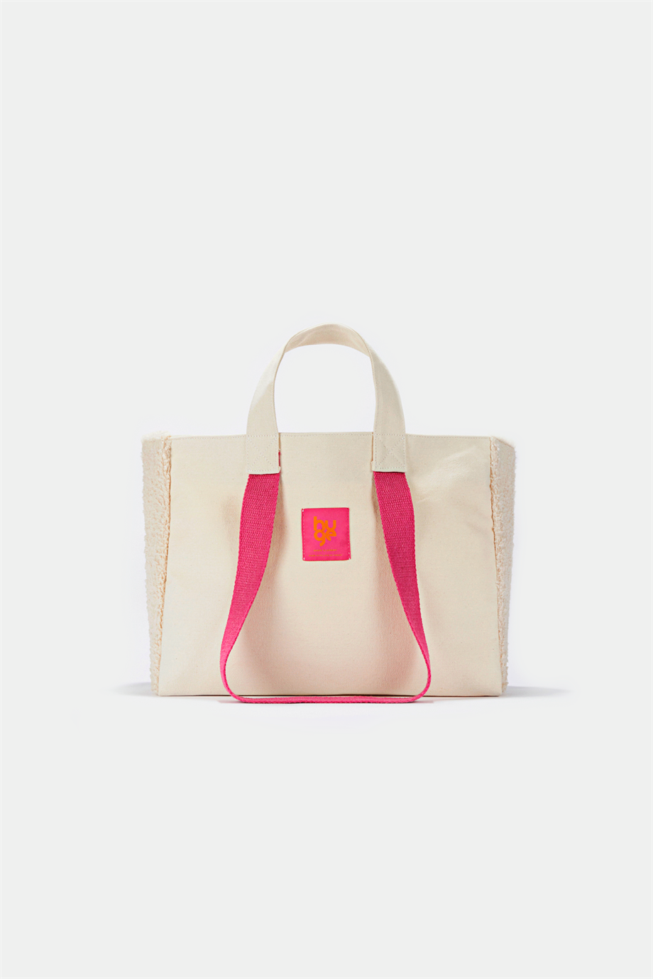 Huge Extra Large Teddy Bag Ecru
