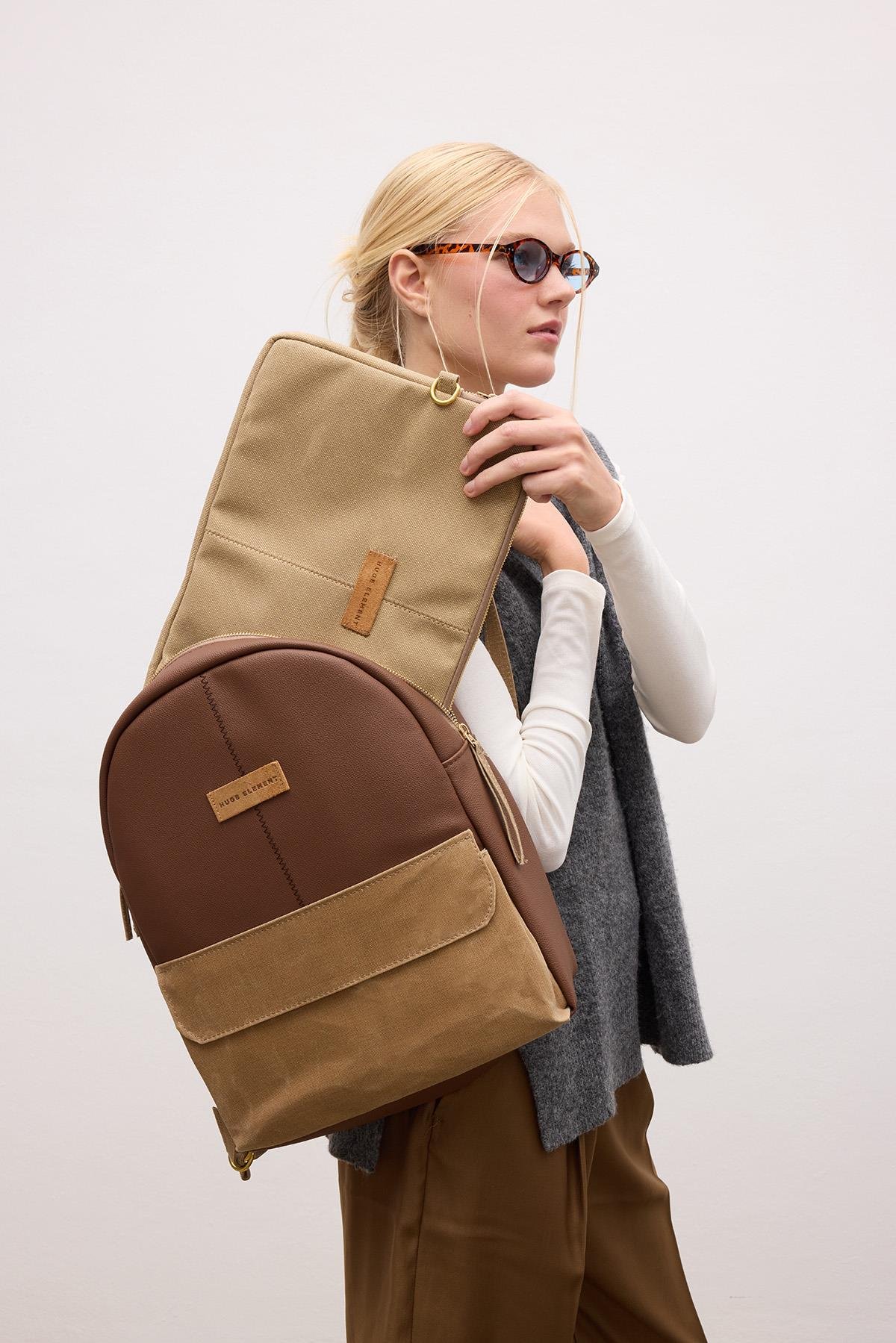 Huge Gavien Backpack Brown