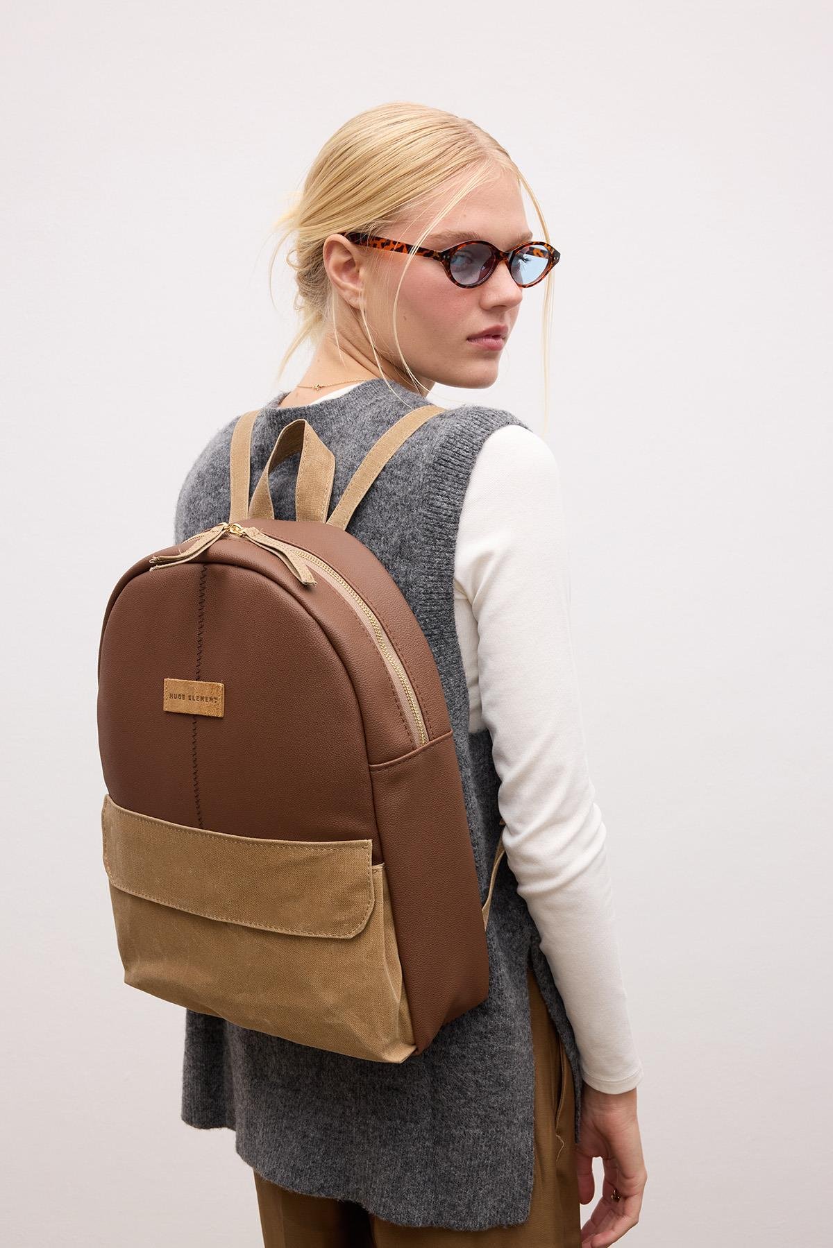 Huge Gavien Backpack Brown