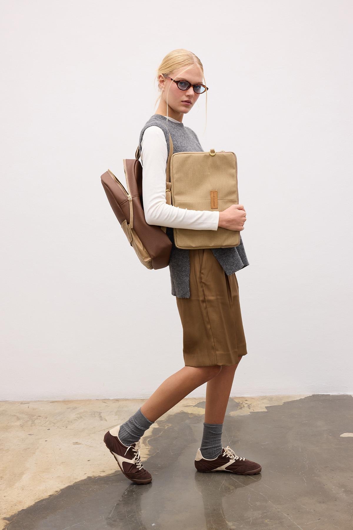 Huge Gavien Backpack Brown