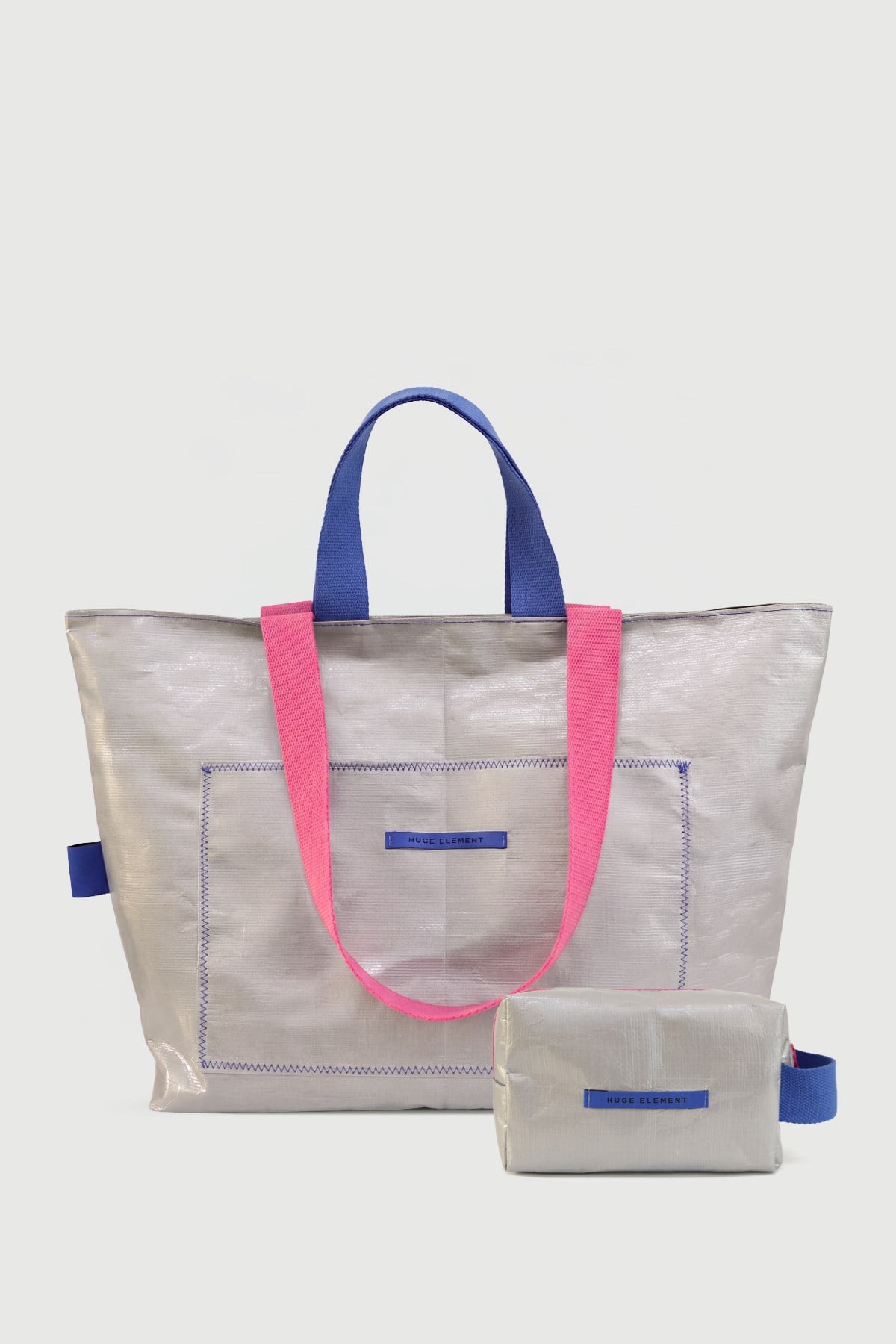 Huge Glossy Bag Plaj Çantası Gri