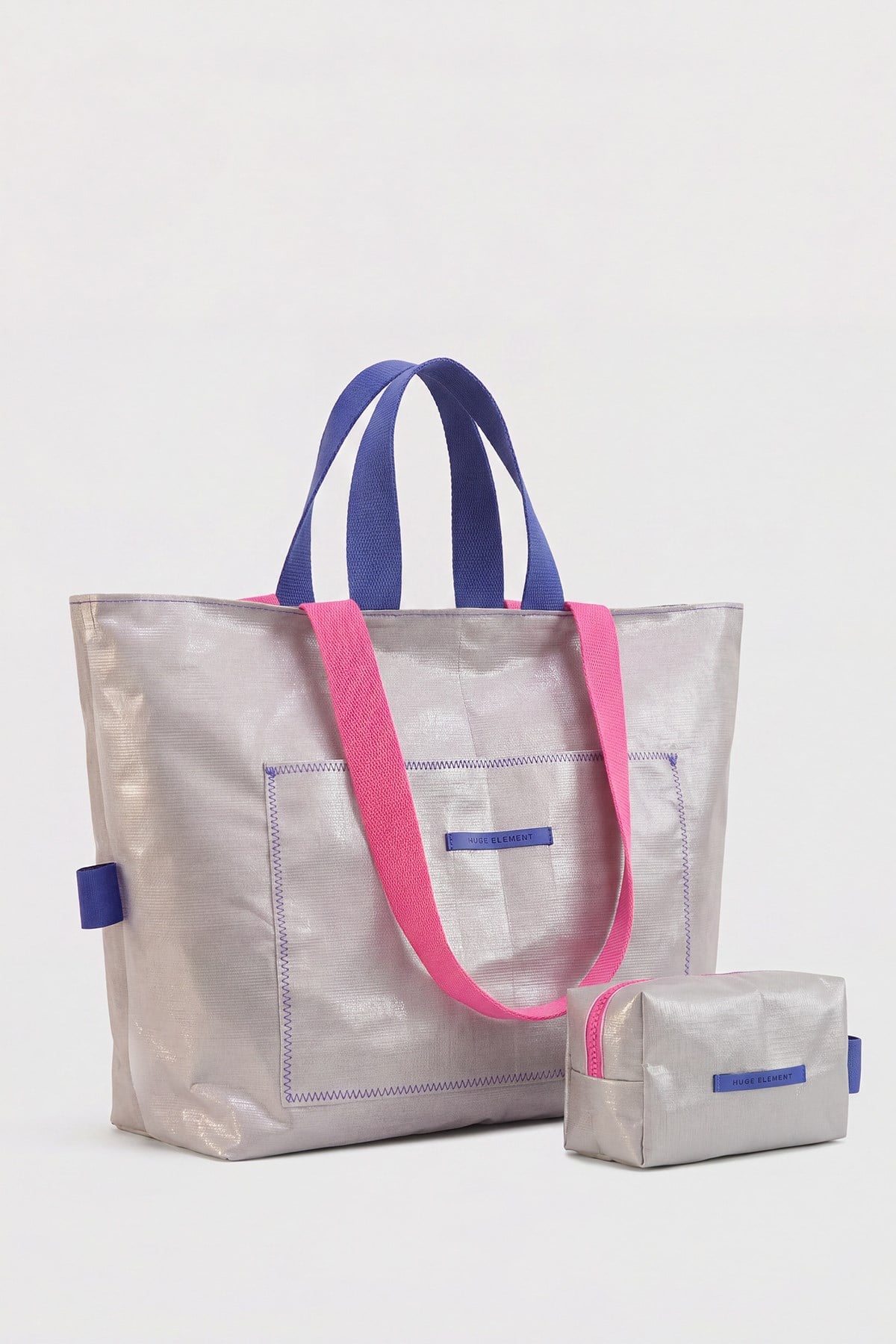 Huge Glossy Bag Plaj Çantası Gri