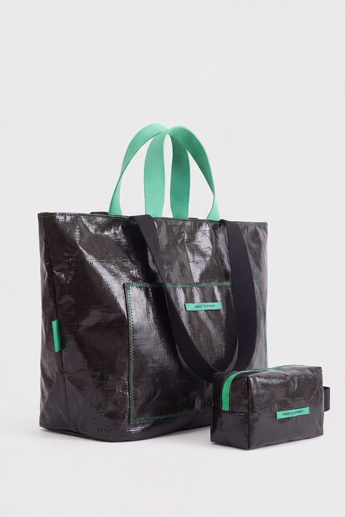 Huge Glossy Bag Plaj Çantası Siyah