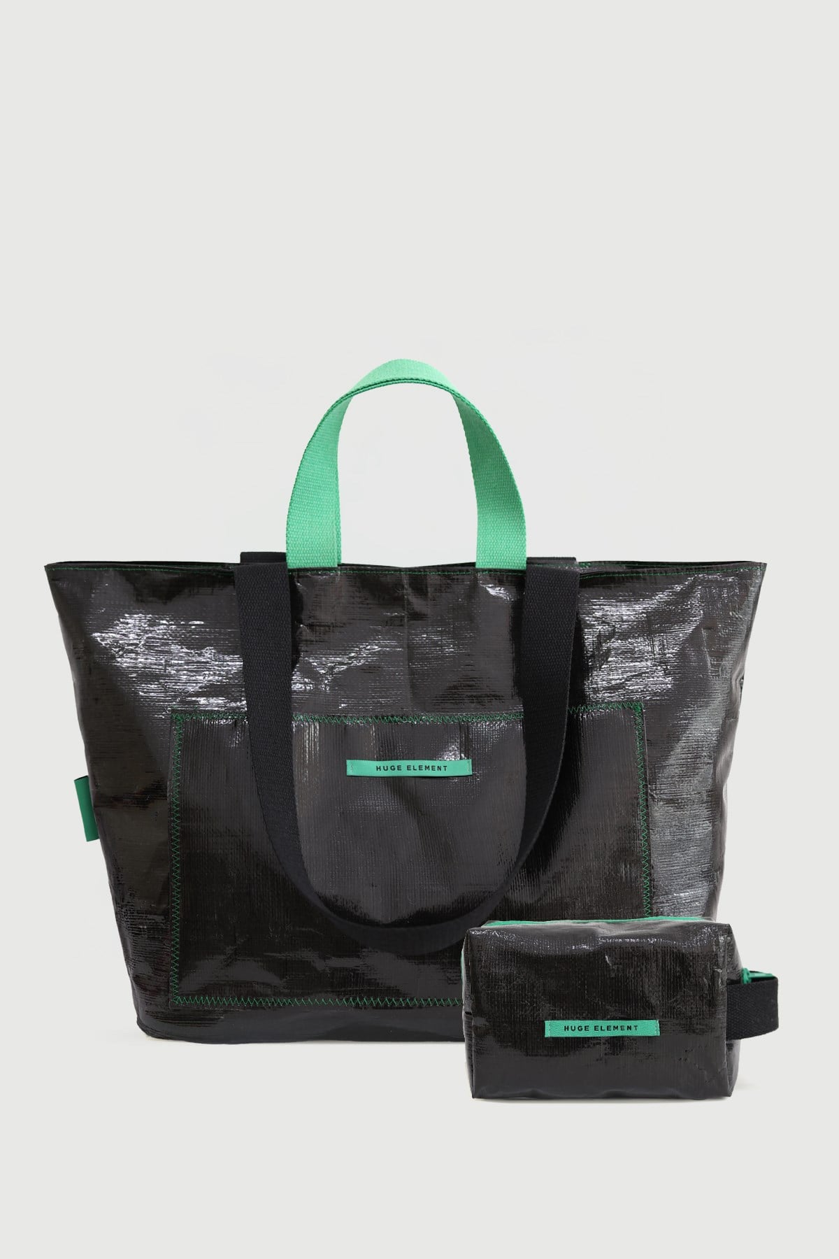 Huge Glossy Bag Plaj Çantası Siyah