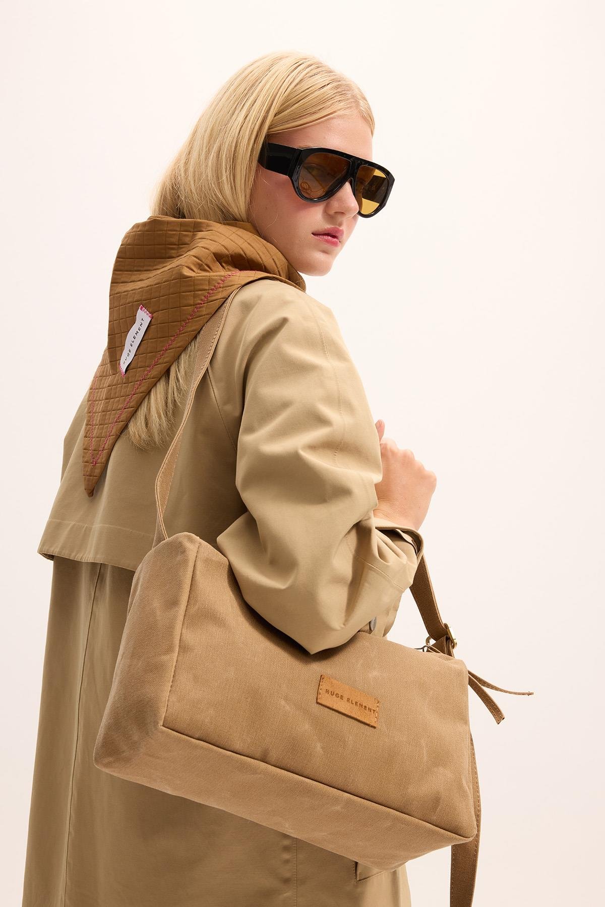 Huge Karen Medium Bag Beige