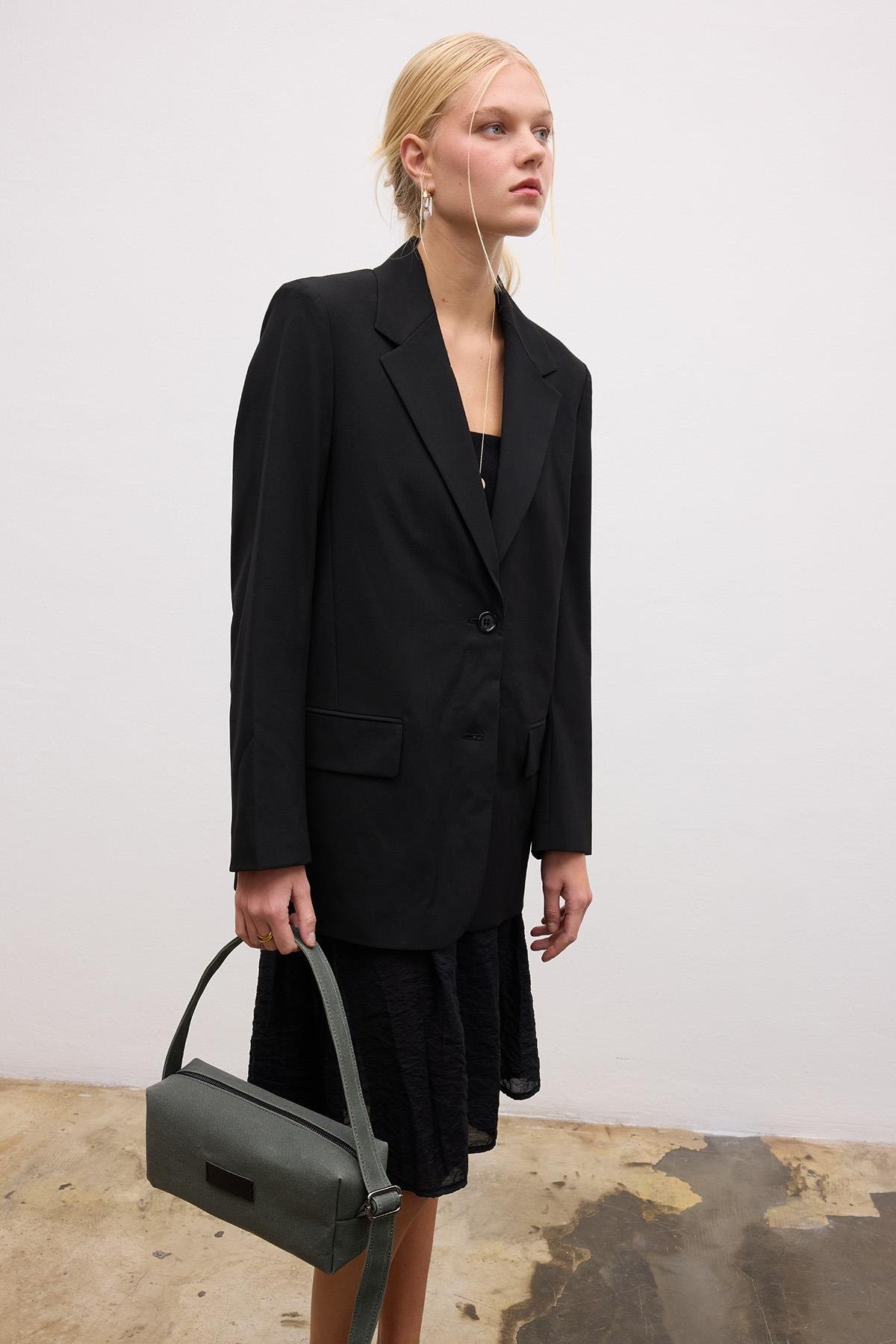 Huge Latice Bag Khaki