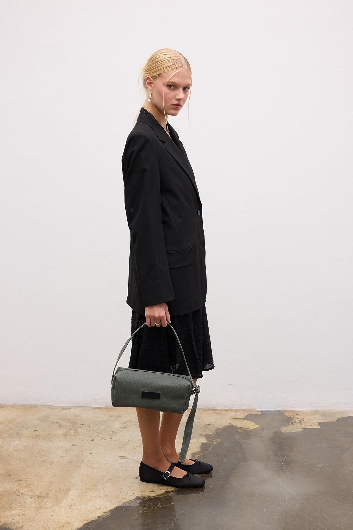 Huge Latice Bag Khaki