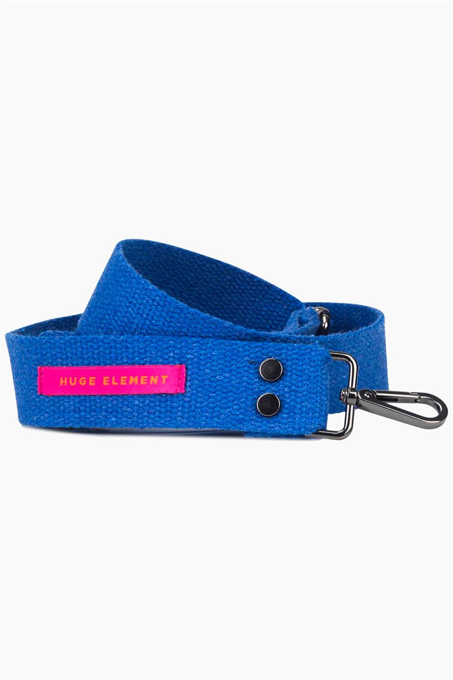 Huge Narrow Woven Bag Strap Blue