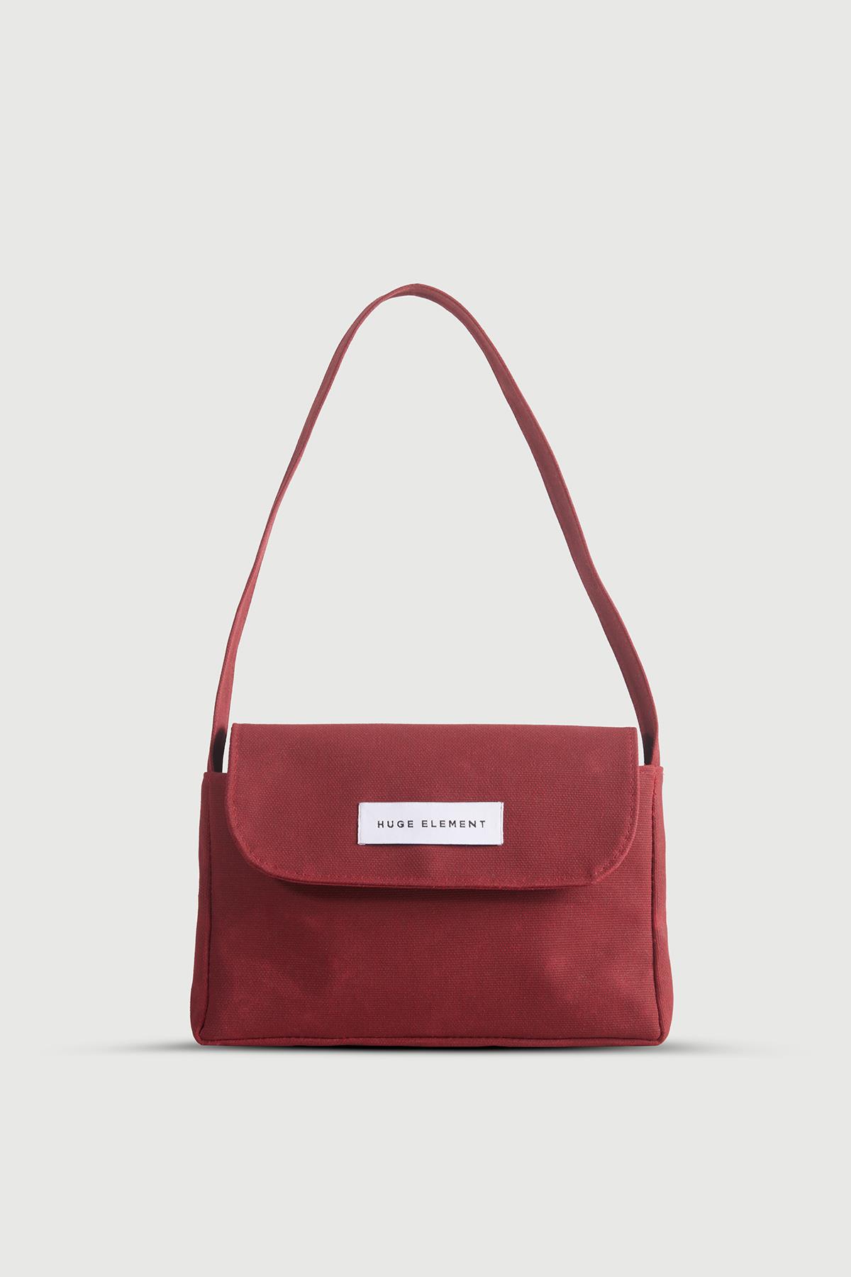 Huge Nutsai Bag Claret Red