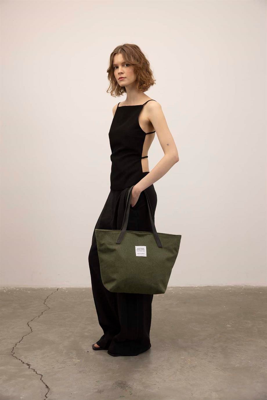 Huge Phoebe Green Bag