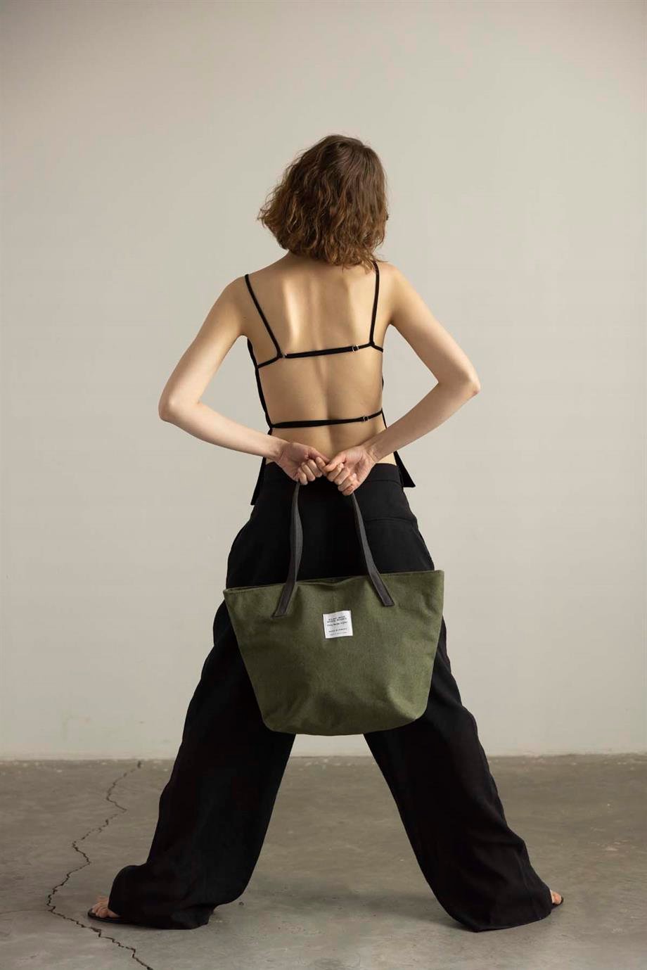 Huge Phoebe Green Bag