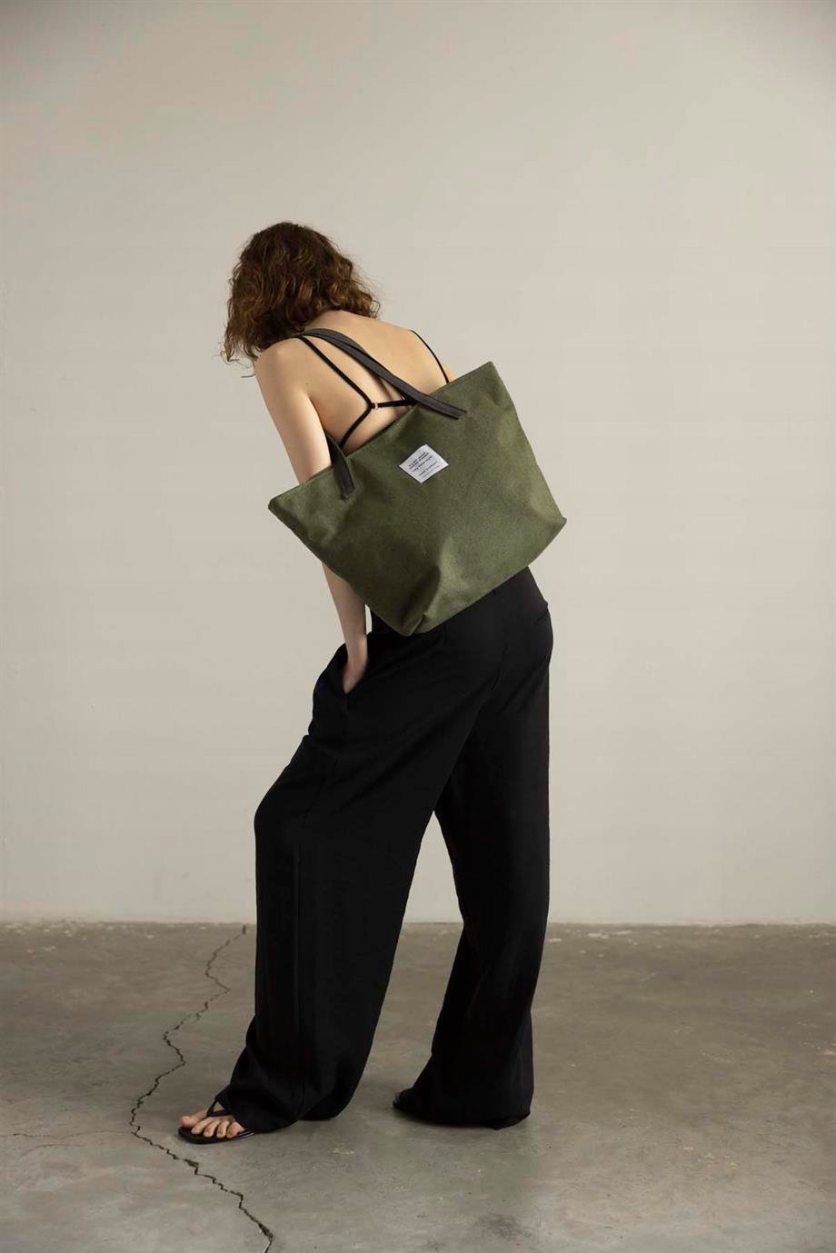Huge Phoebe Green Bag