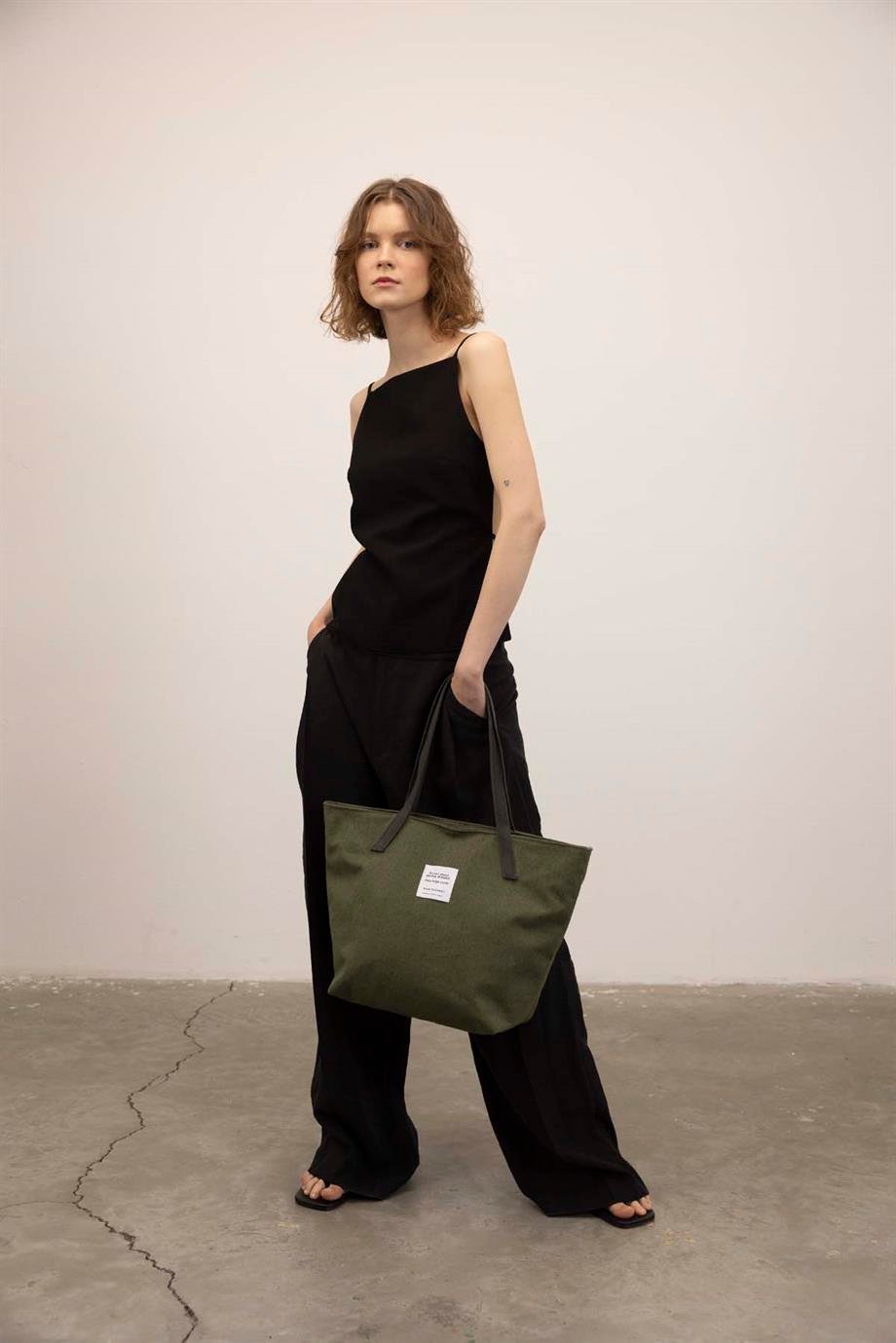 Huge Phoebe Green Bag