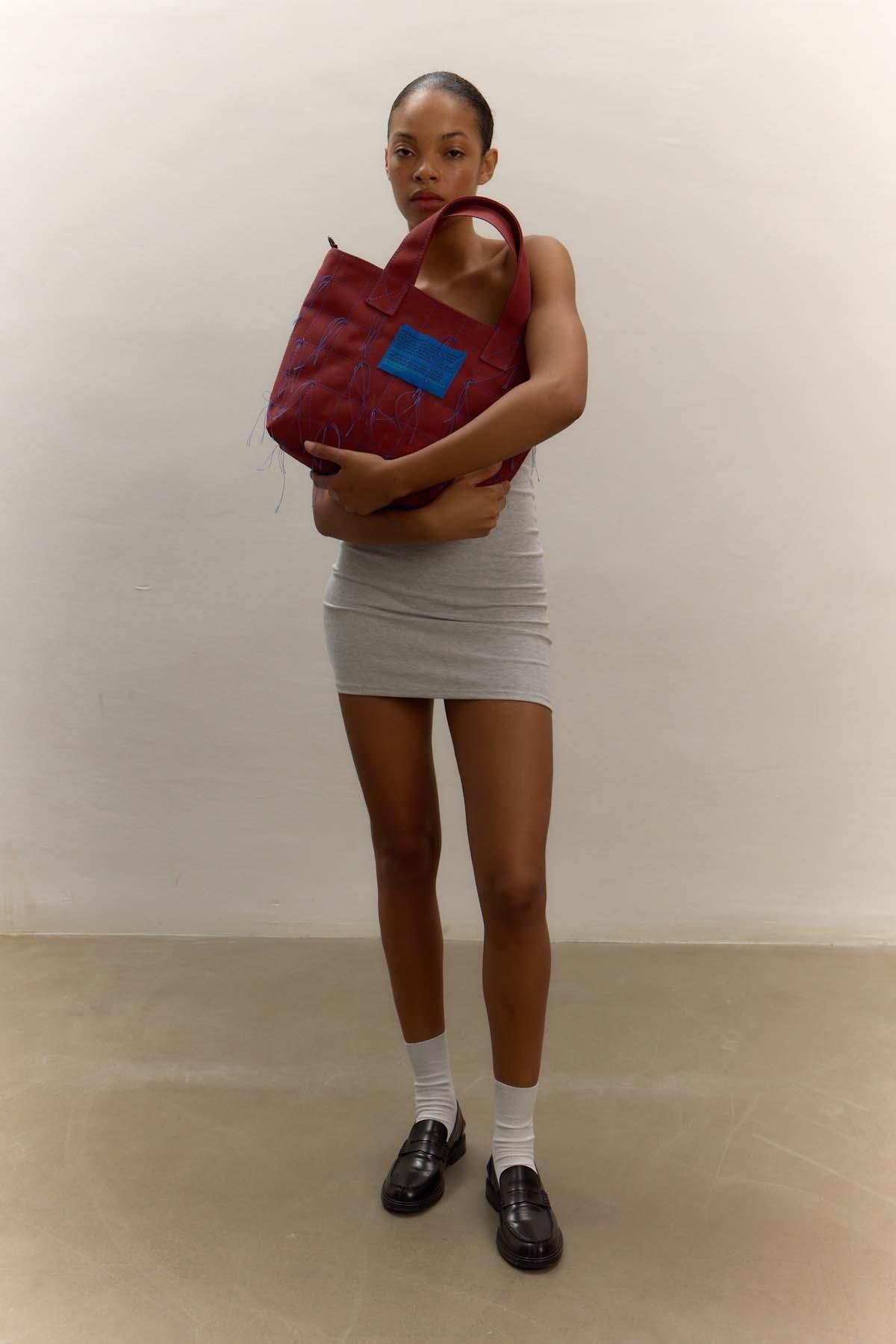 Huge Svar Bag Claret Red