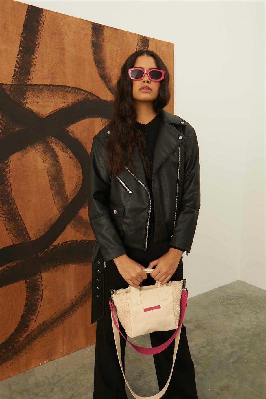 Huge Teddy Small Bag Ecru