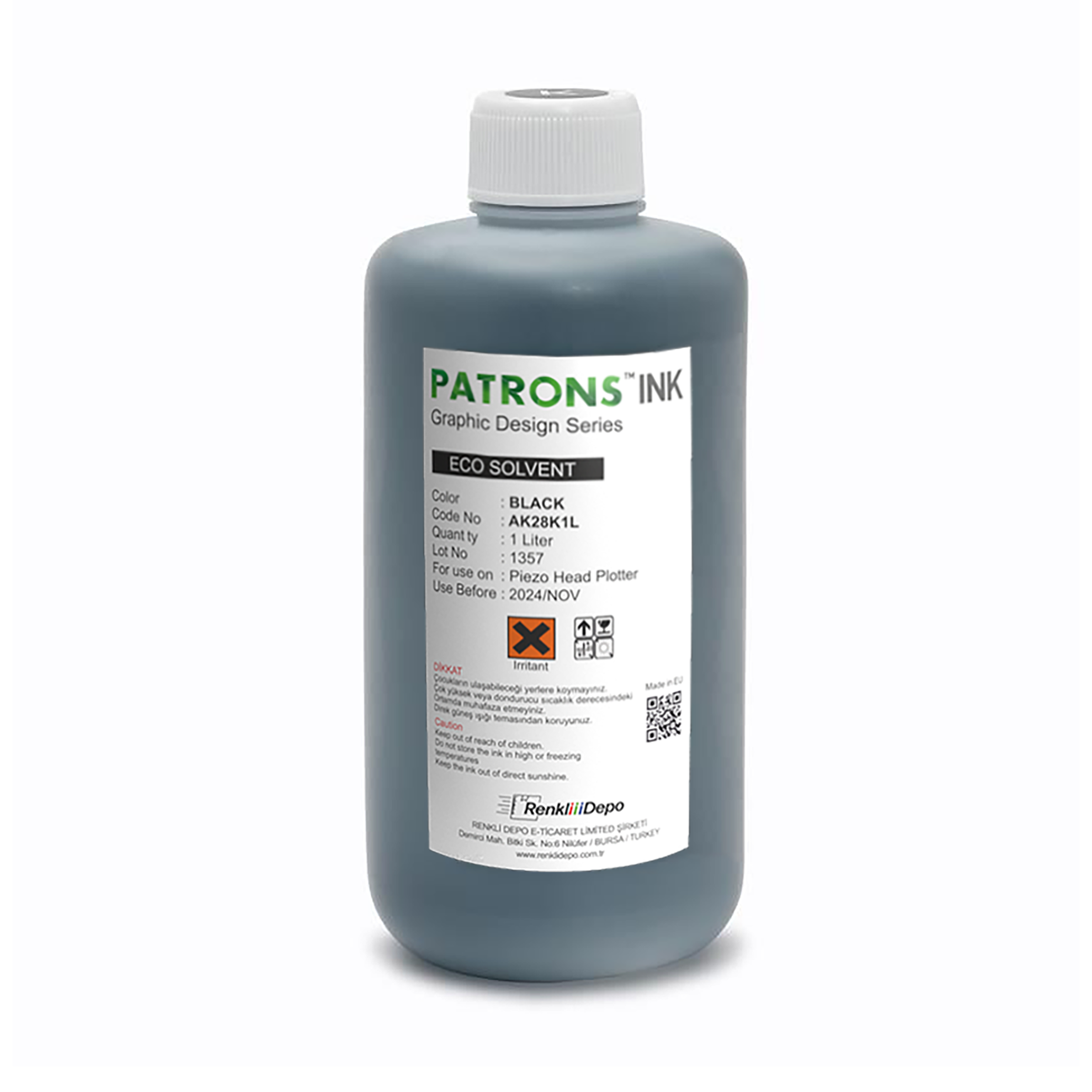 PATRONS Eco Solvent Serisi Mürekkep Boya