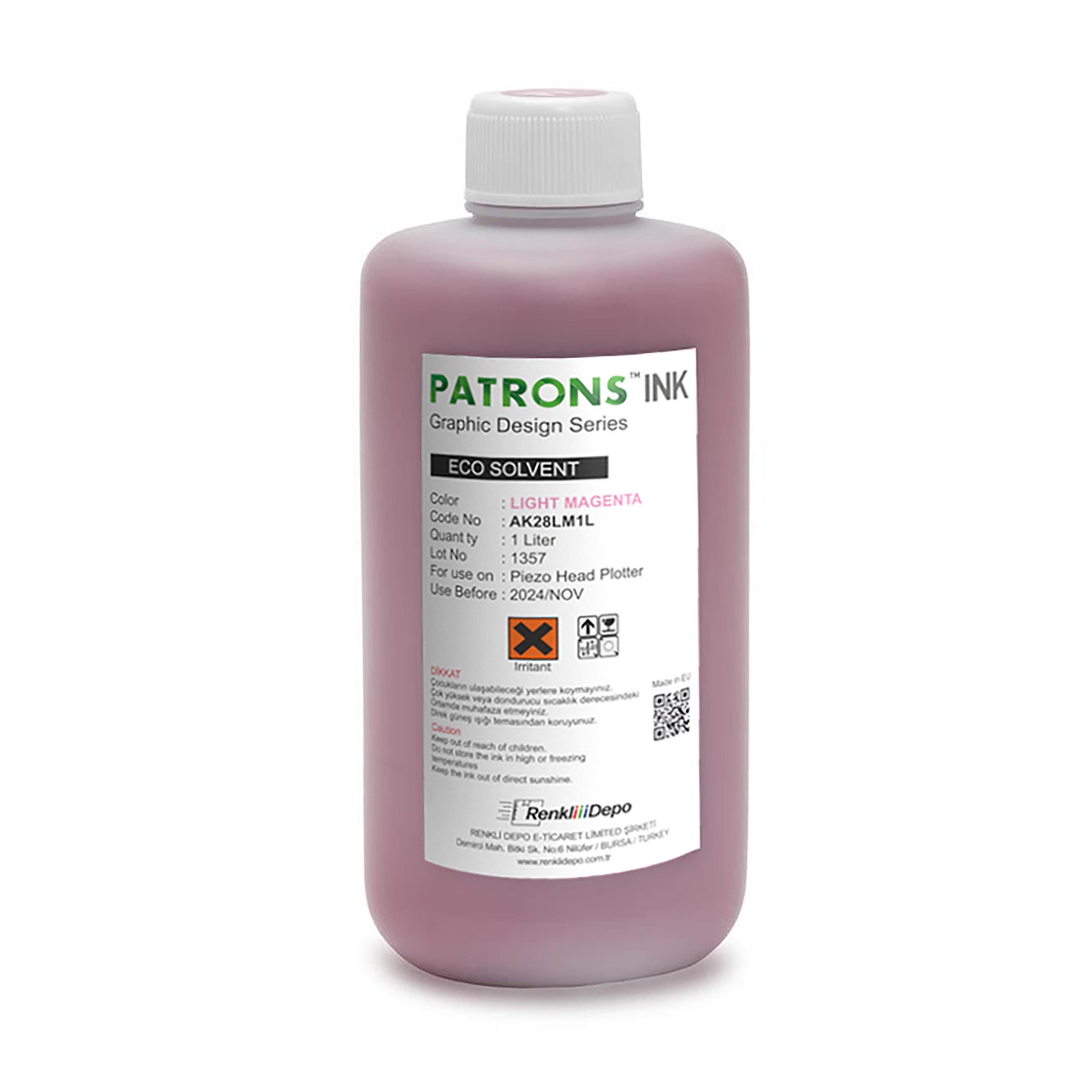 PATRONS Eco Solvent Serisi Mürekkep Boya