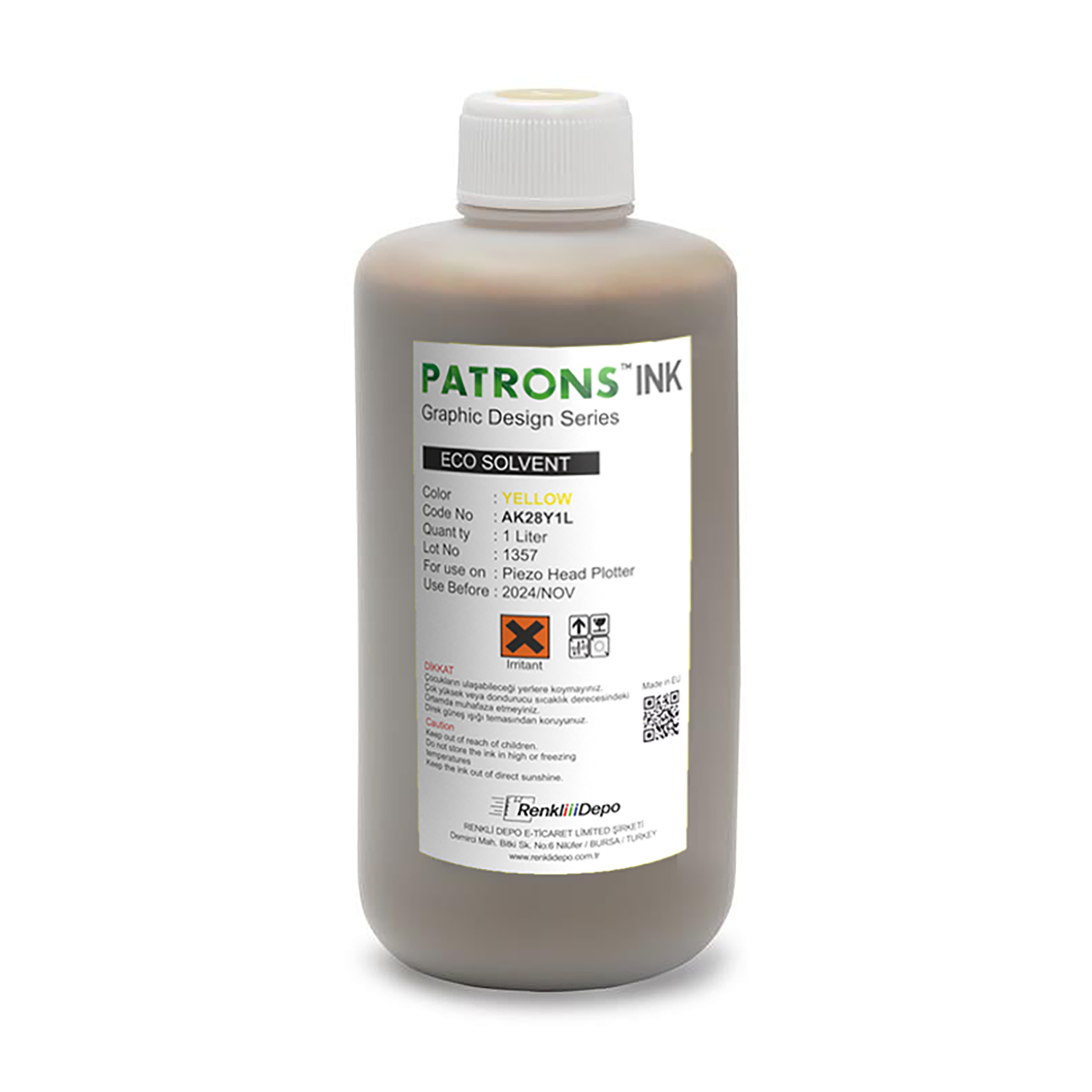 PATRONS Eco Solvent Serisi Mürekkep Boya