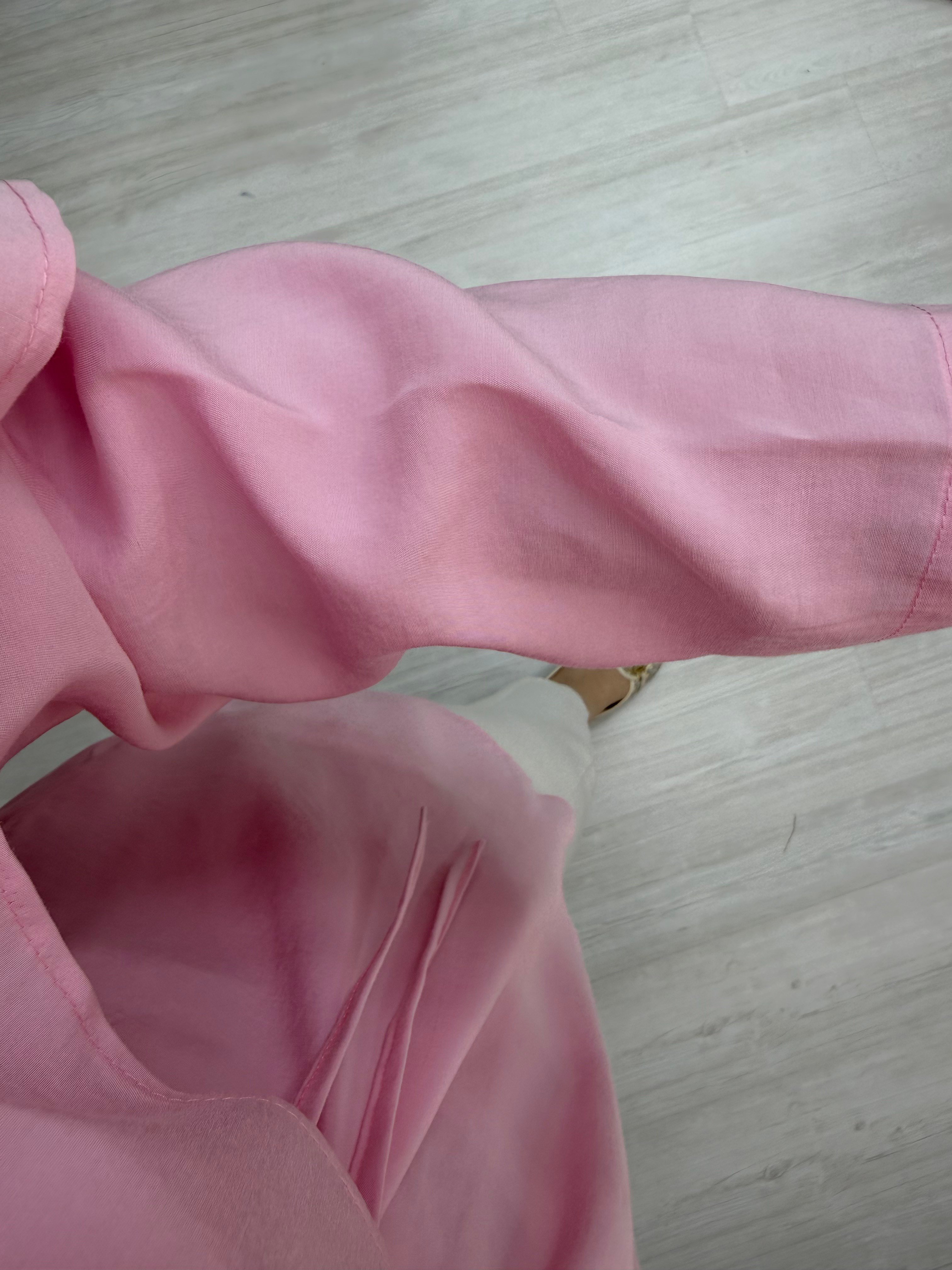 Newshe Pelerin Detay Modal Tunik Pembe 101 