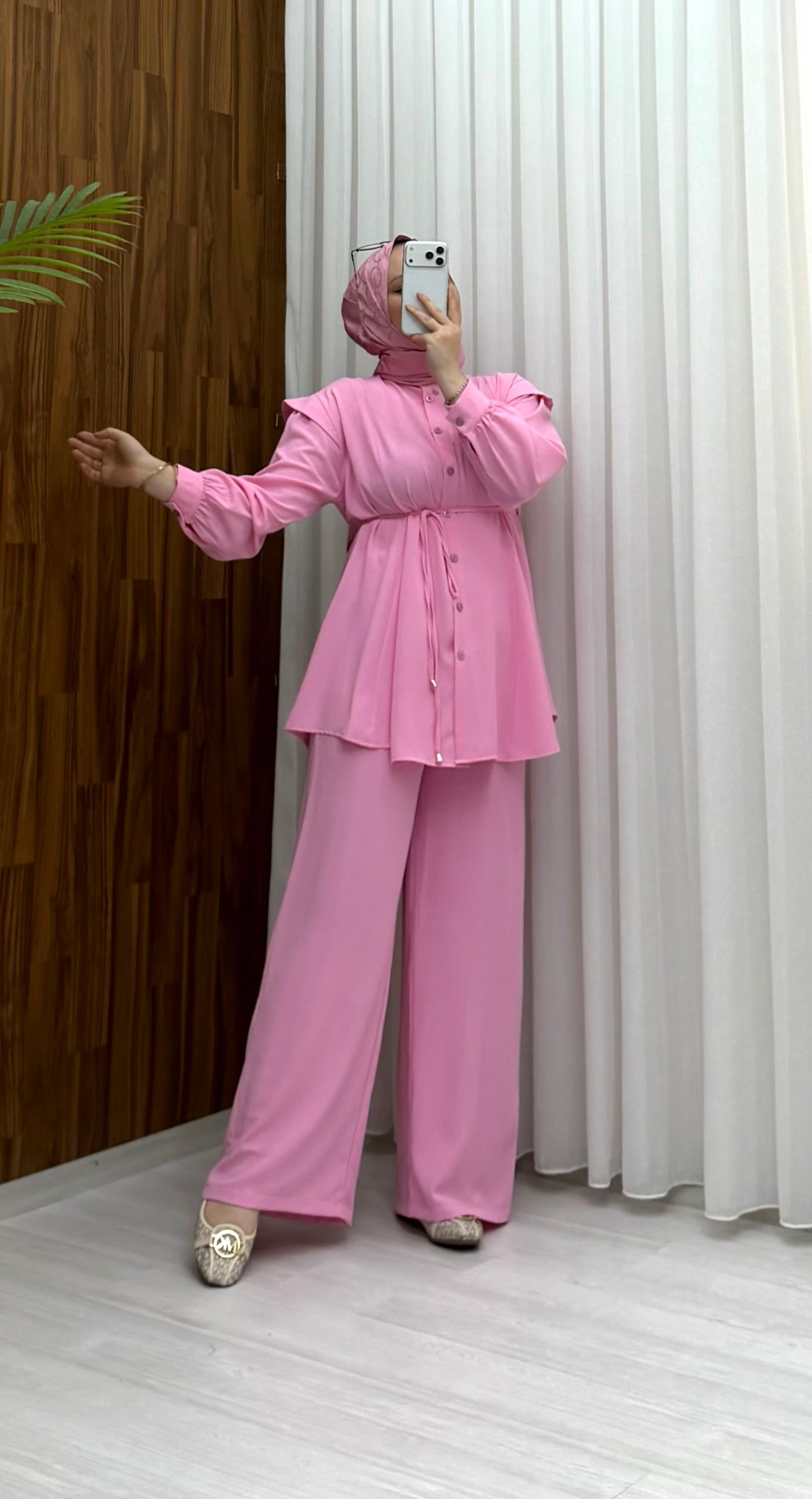 Binay Linda Kumaş  Takım  Pembe 1012 
