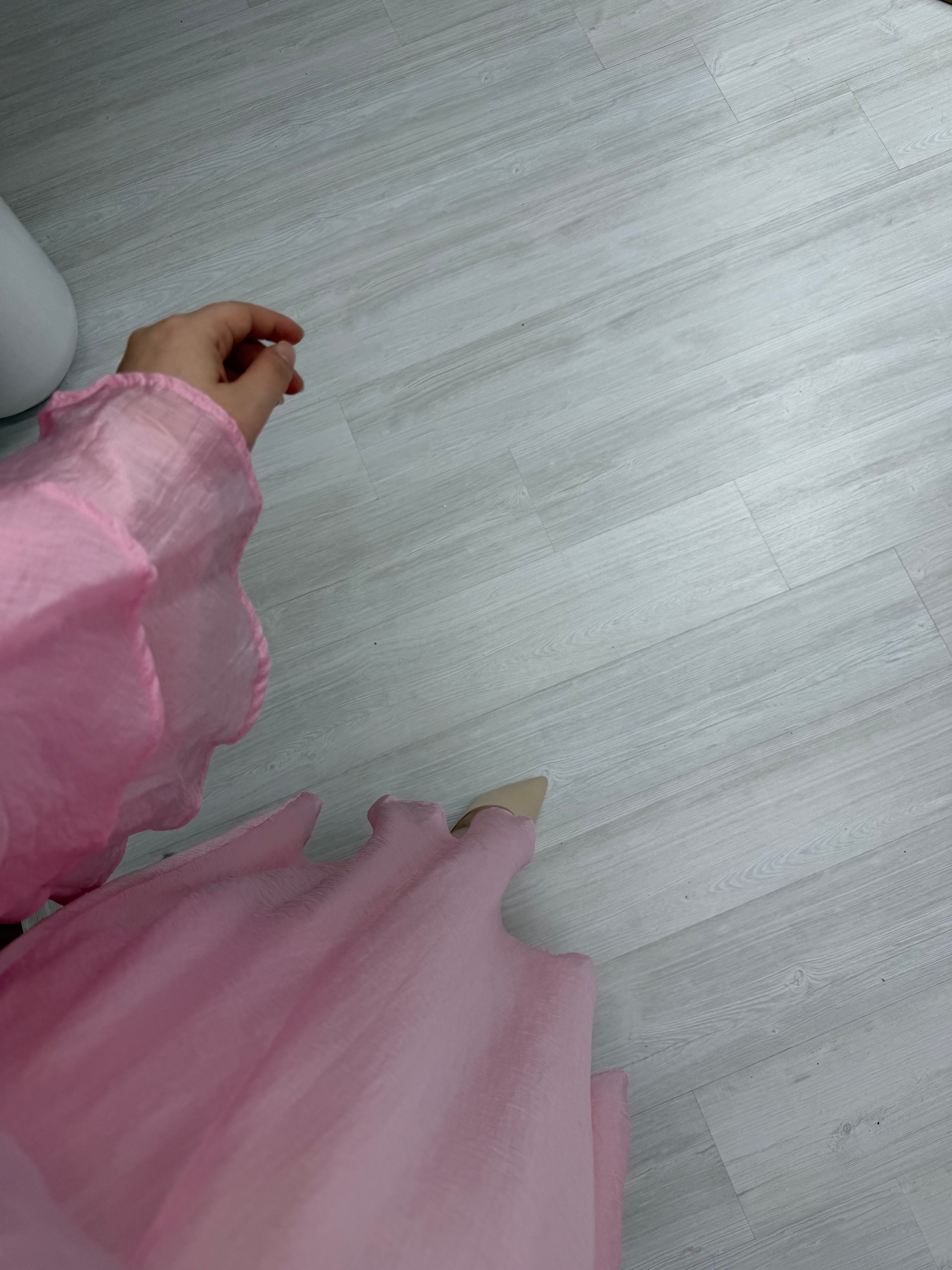 Binay Vual Etekli Takım Pembe 1026 