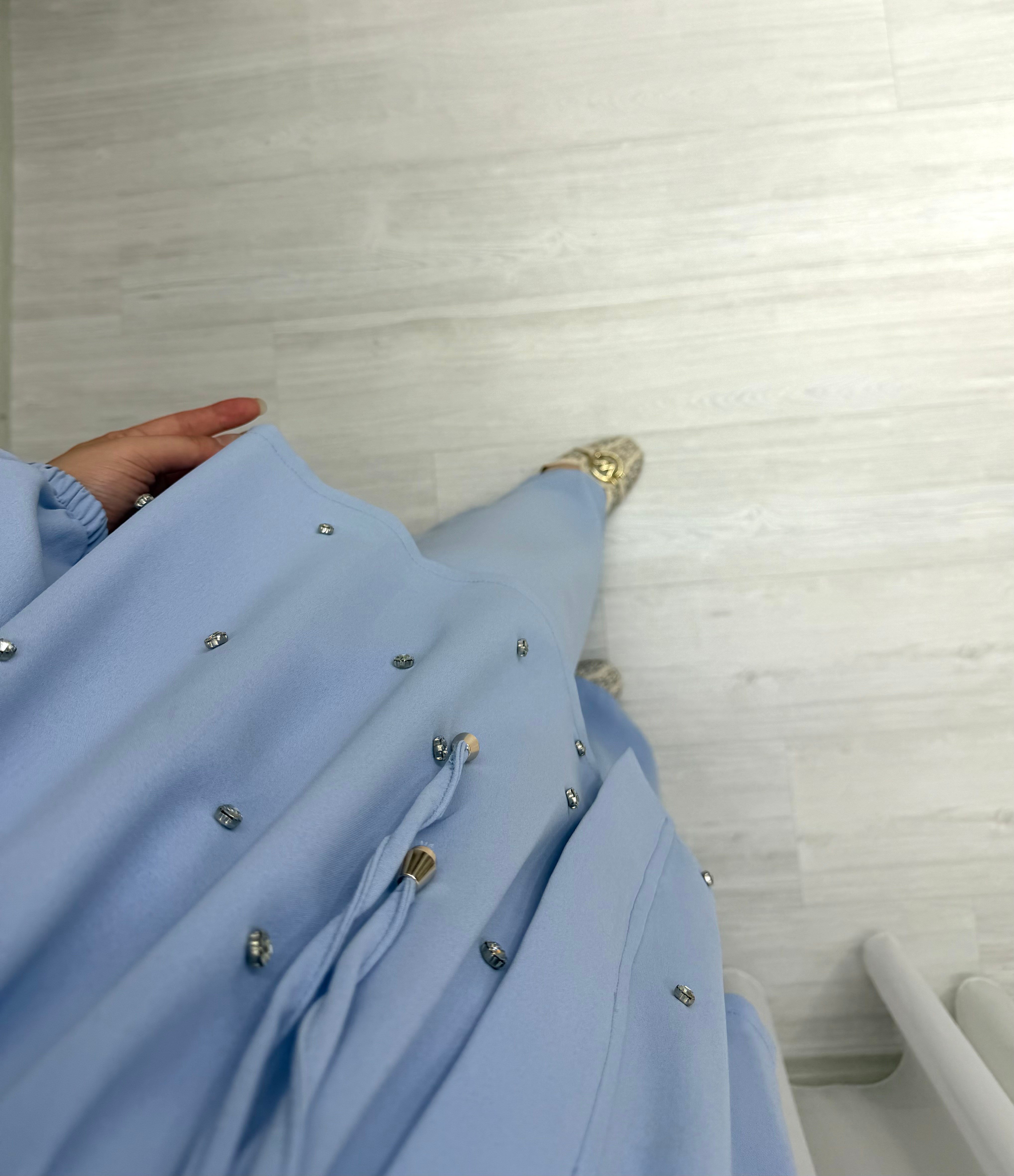 Binay Taşı Linda Takım Bebe Mavisi 1035 