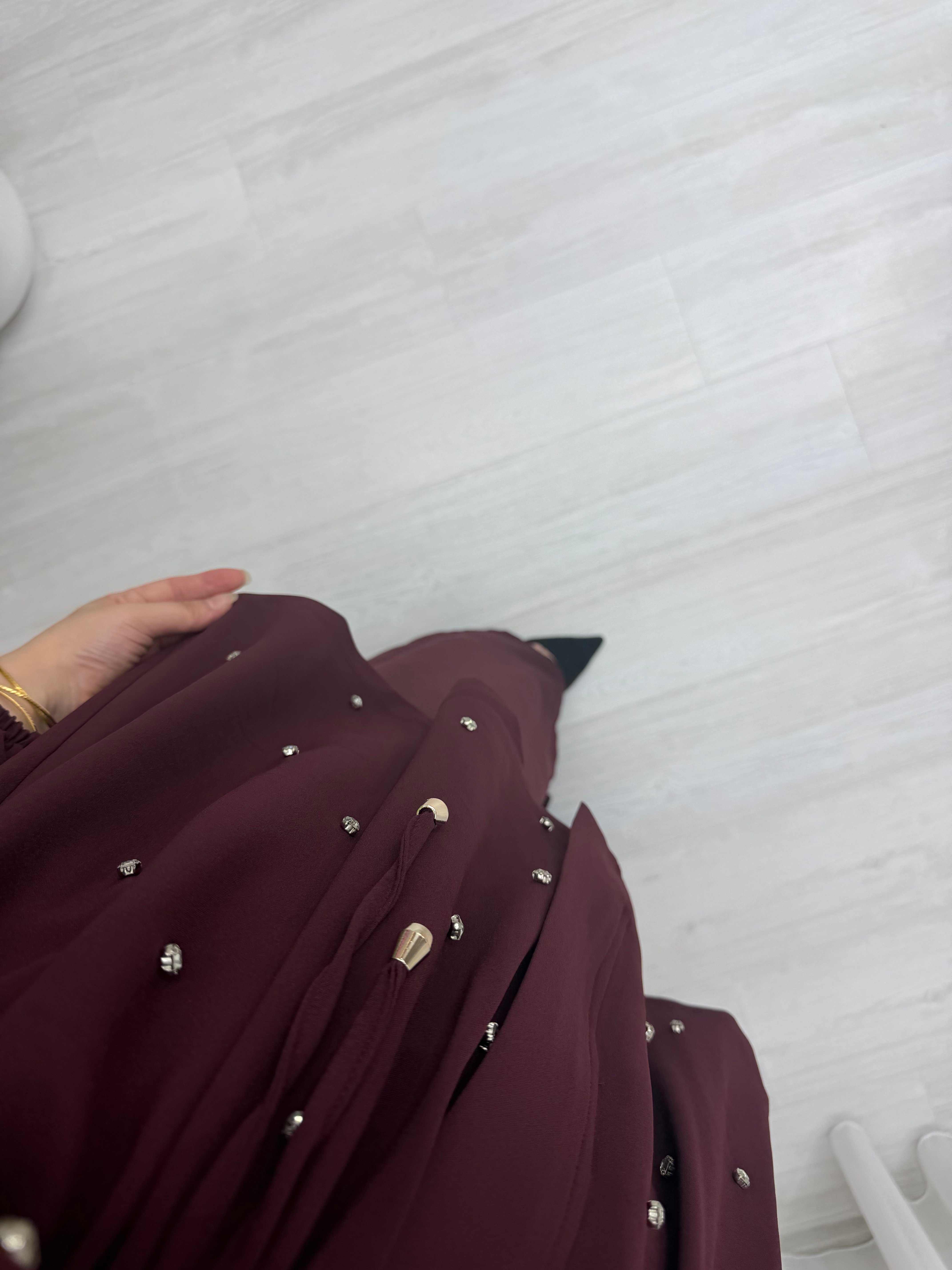 Binay Taşı Linda Takım Bordo 1035 