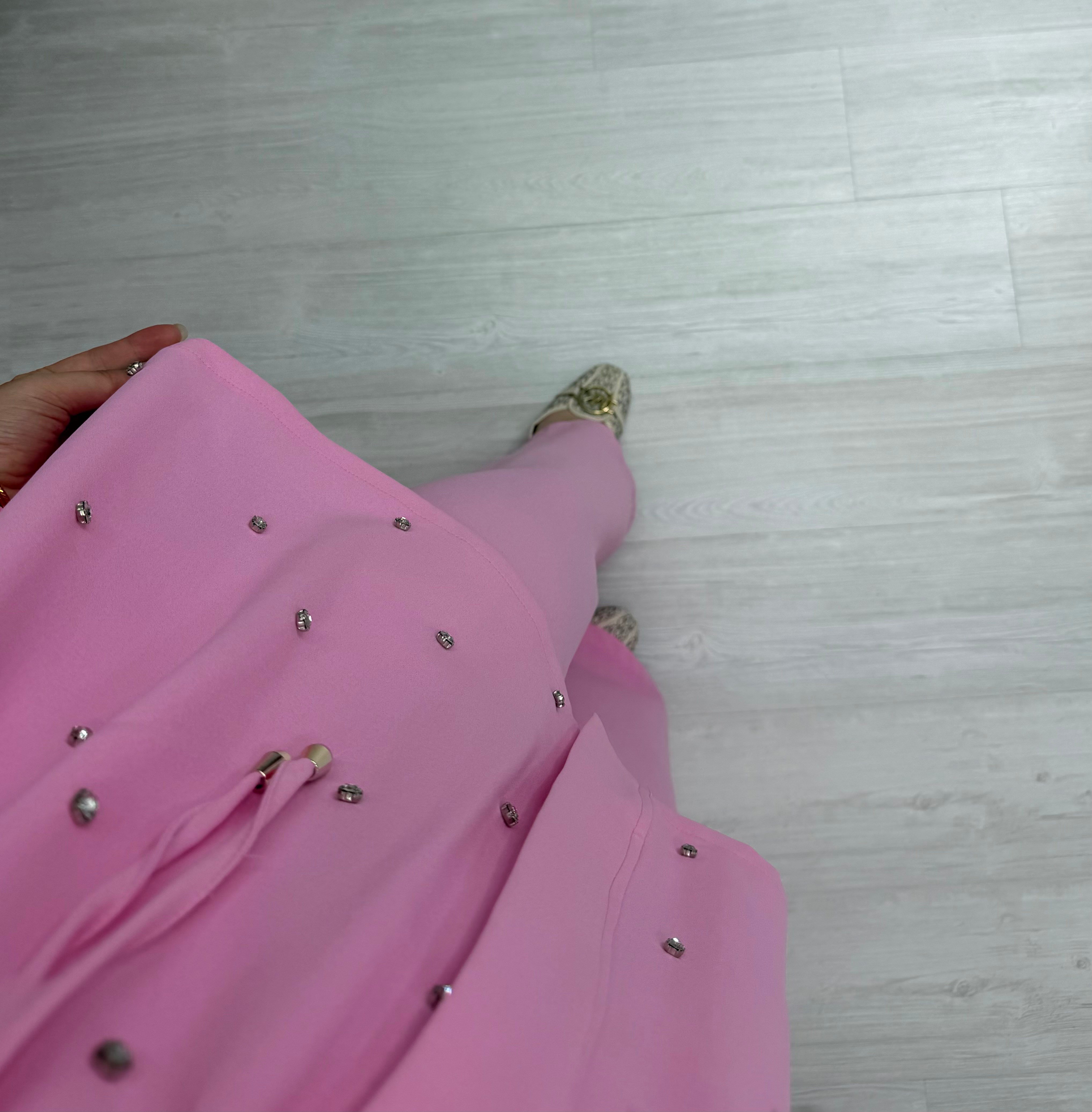 Binay Taşı Linda Takım Pembe 1035 