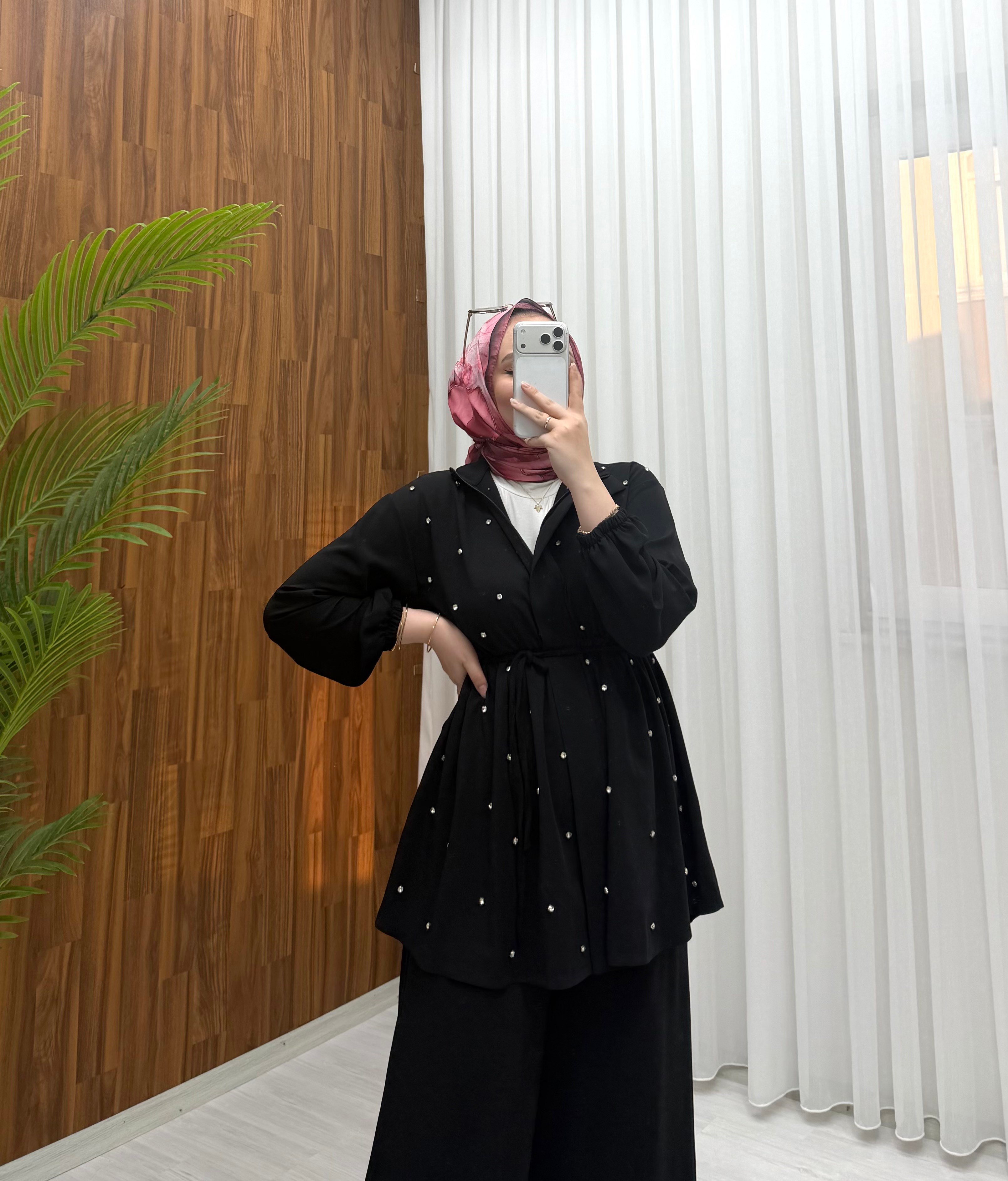 Binay Taşı Linda Takım Siyah 1035 