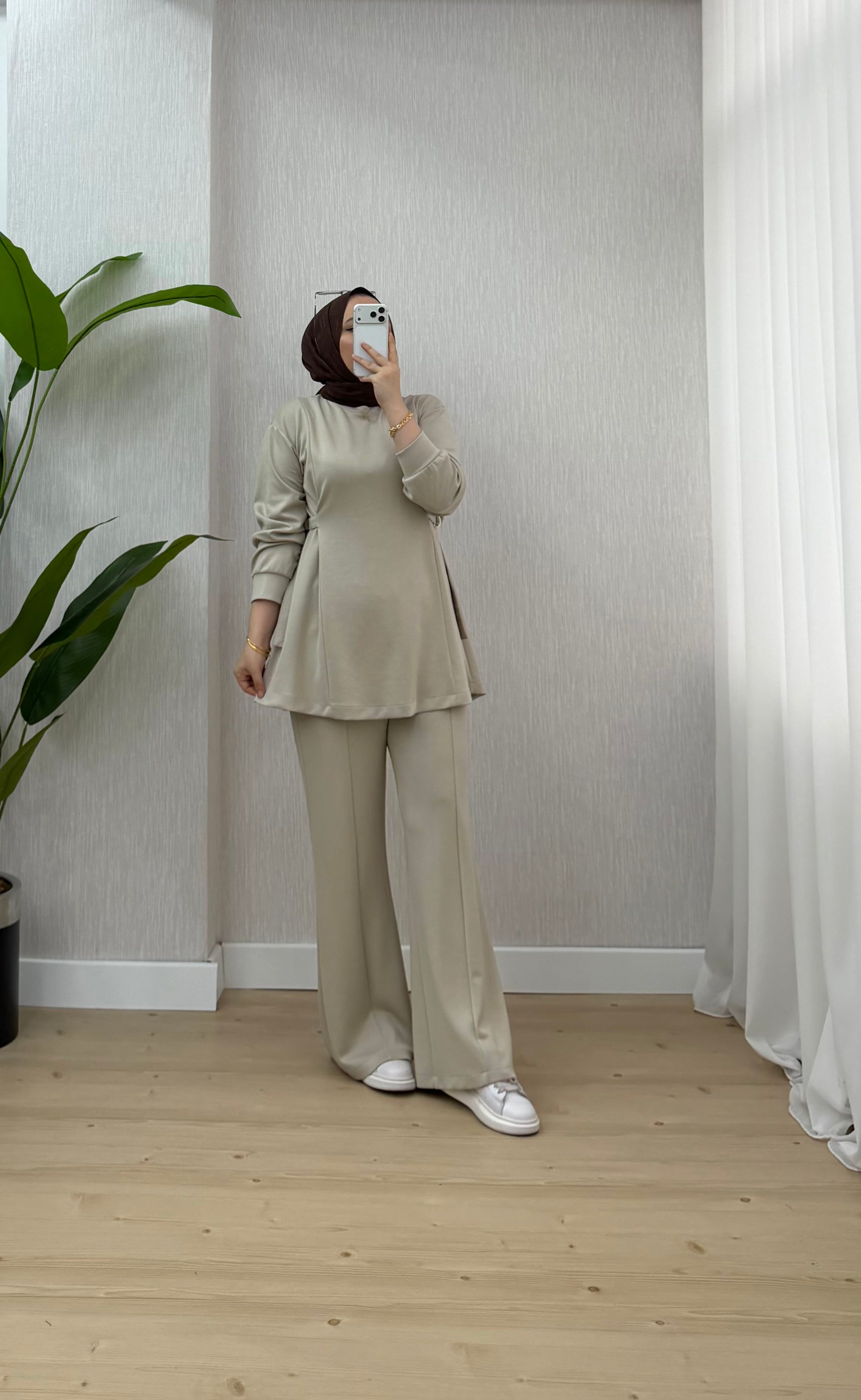 Binay Oysho D Toka Detay Takım Bej 1054 