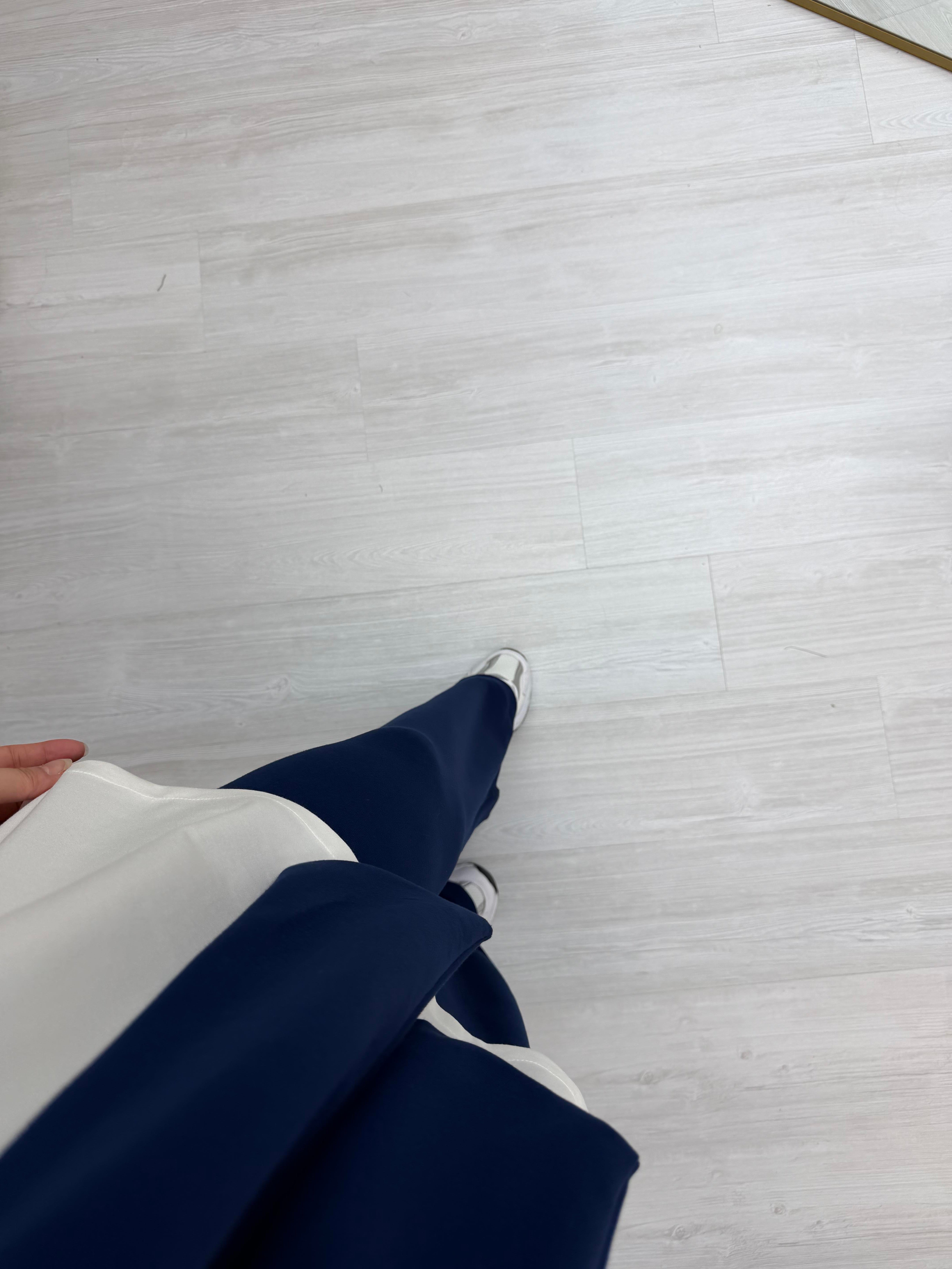 Poli Milano Atkı Detay Oysho 3 lü Takım Lacivert  1123 
