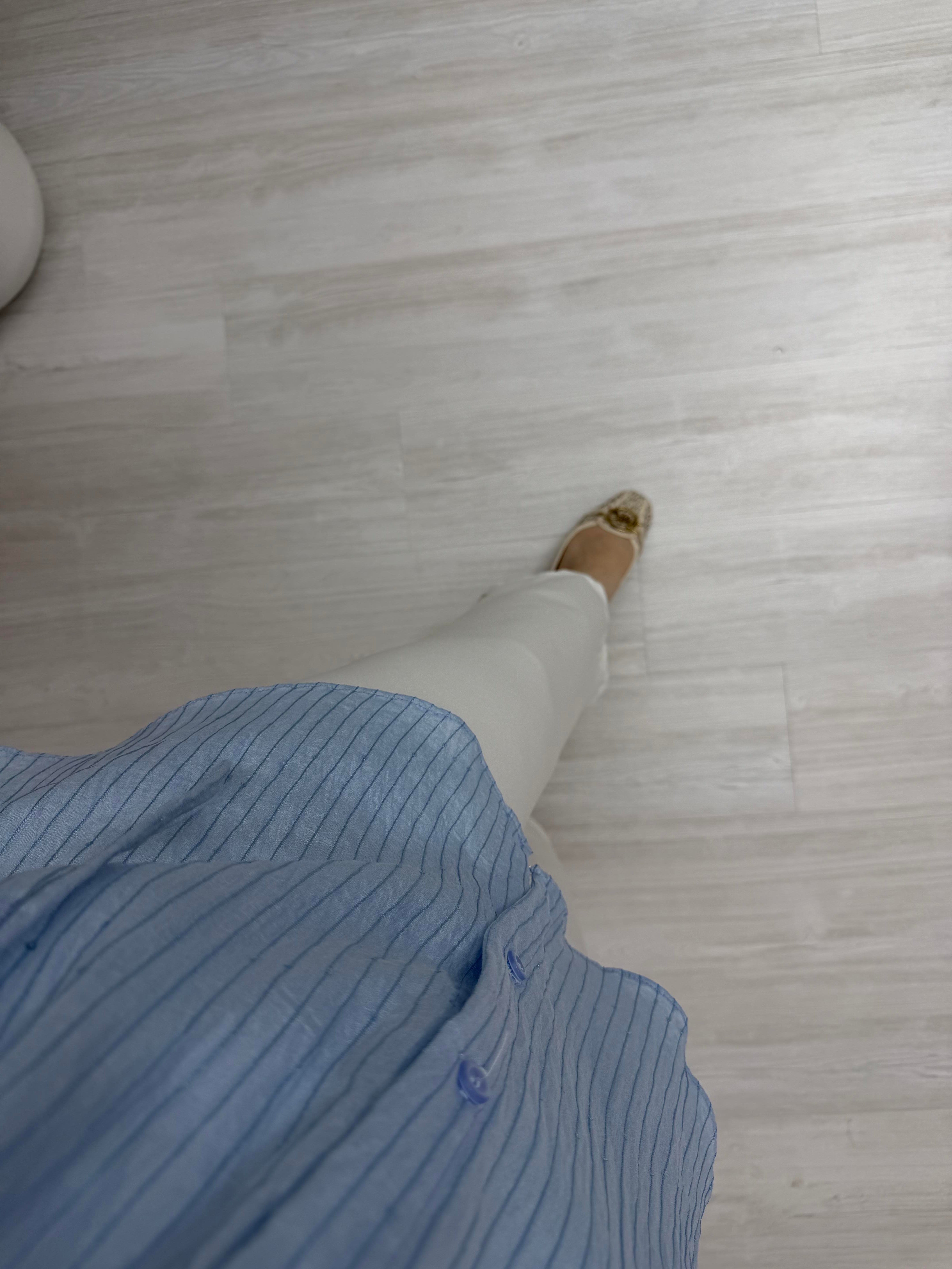 Newshe Bürümcük Pırlantalı tunik Std Bebe Mavisi  1701 