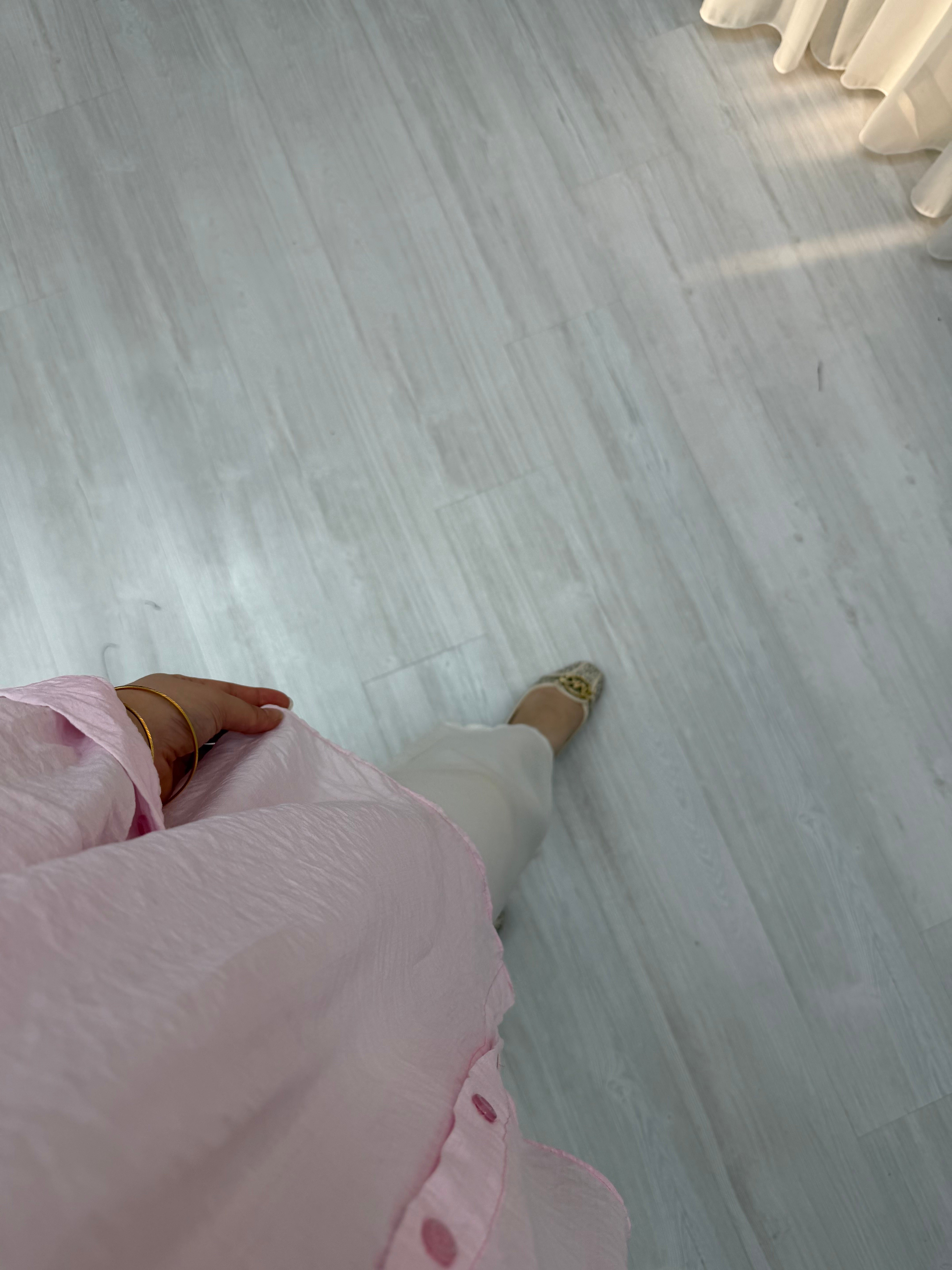Newshe Yeni Bürümcük Tunik Pembe 1710 
