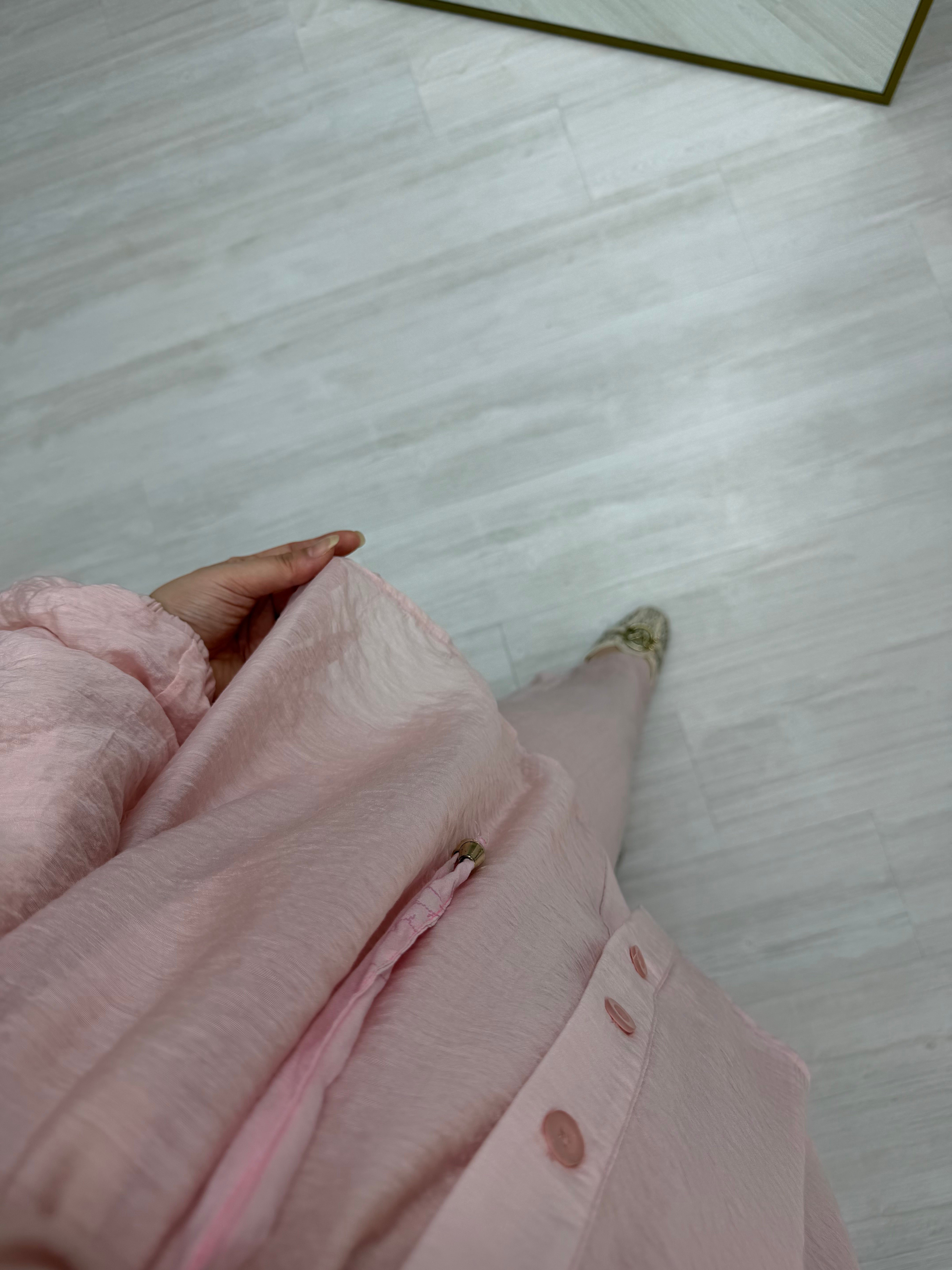 Binay Düz Vual Pantolon lu Takım Pembe 1949 