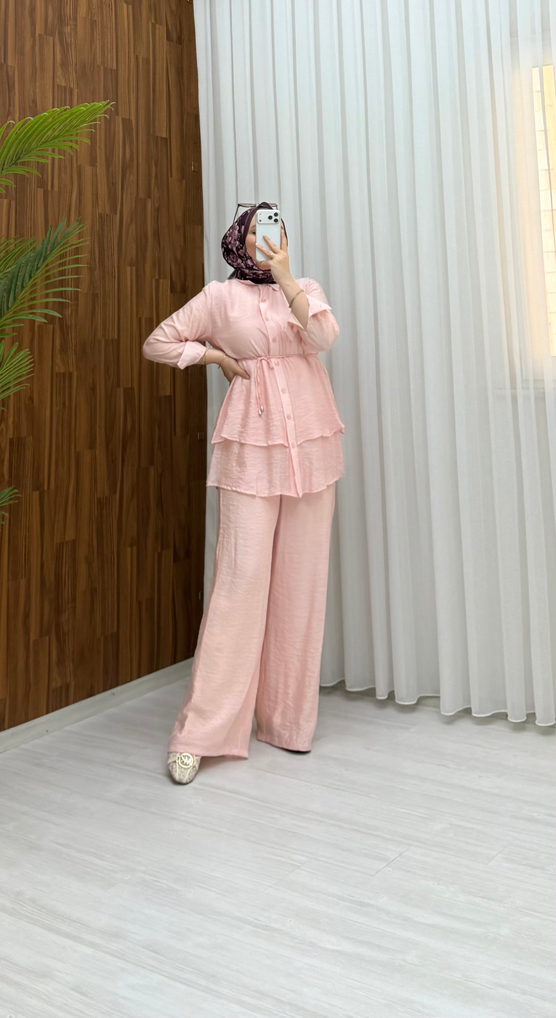 Binay Kat Kat Vual Pantalonlu Takım Pembe 1999 
