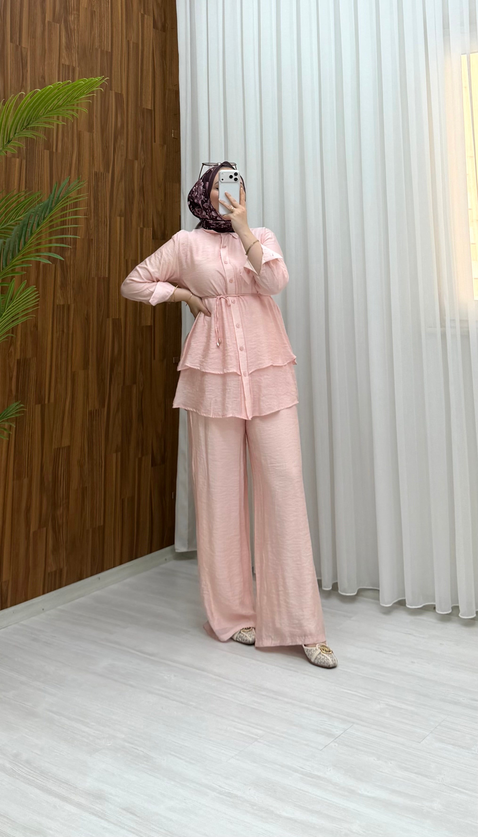 Binay Kat Kat Vual Pantalonlu Takım Pembe 1999 