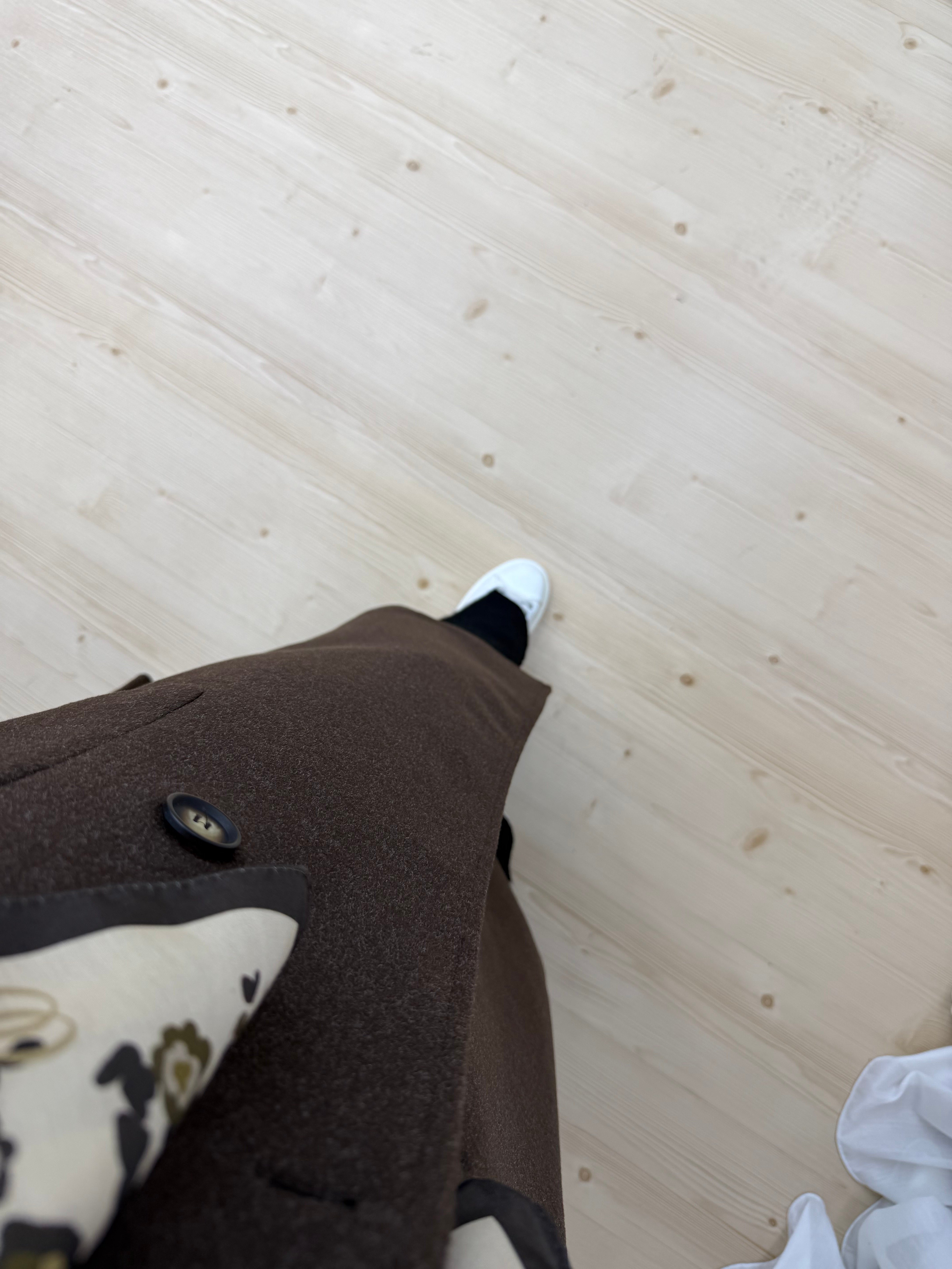 Binay Prmiyum Kaşe Astarlı Kaban Kahve 2029 