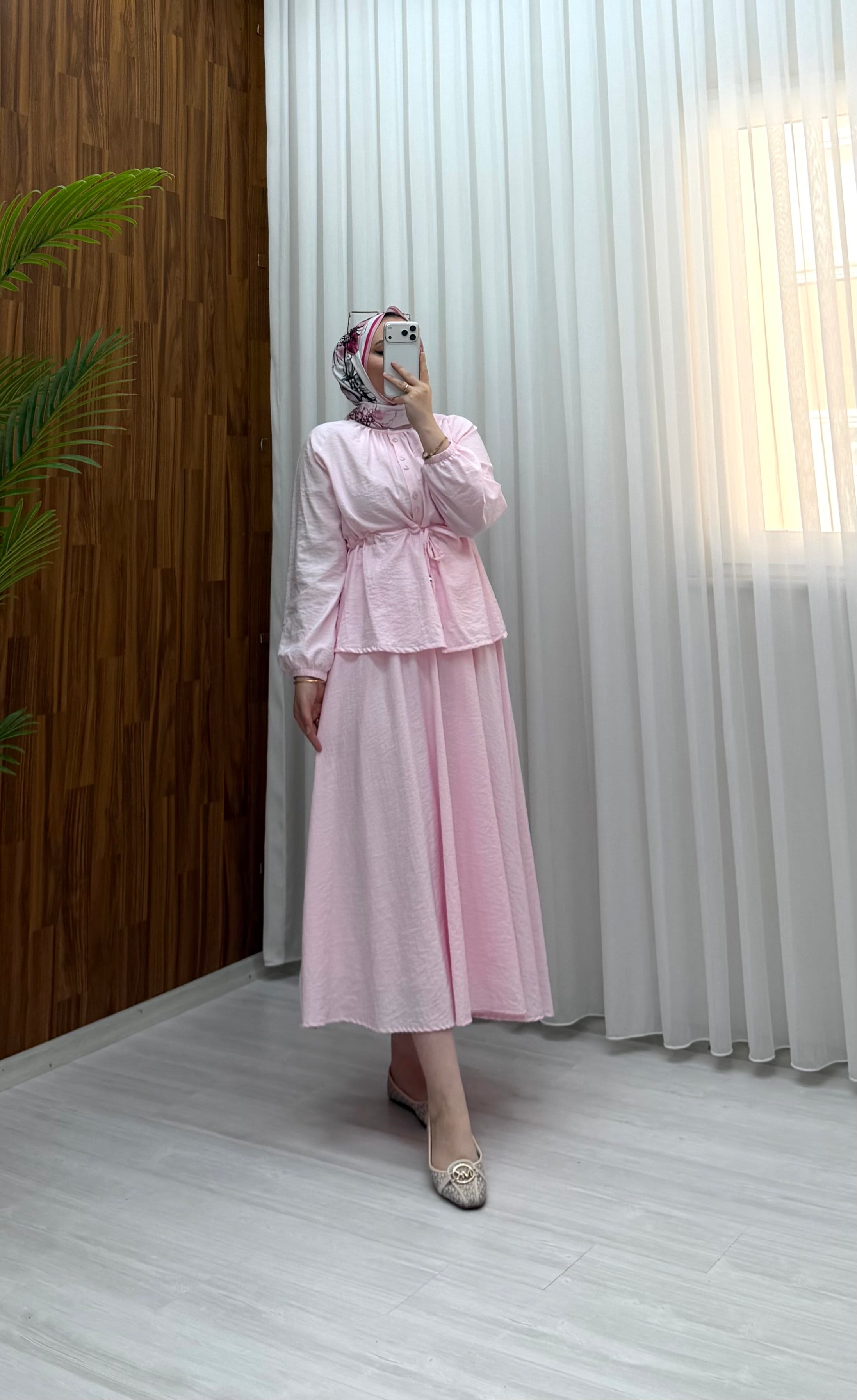 Binay Etekli Takım Pembe 2038 