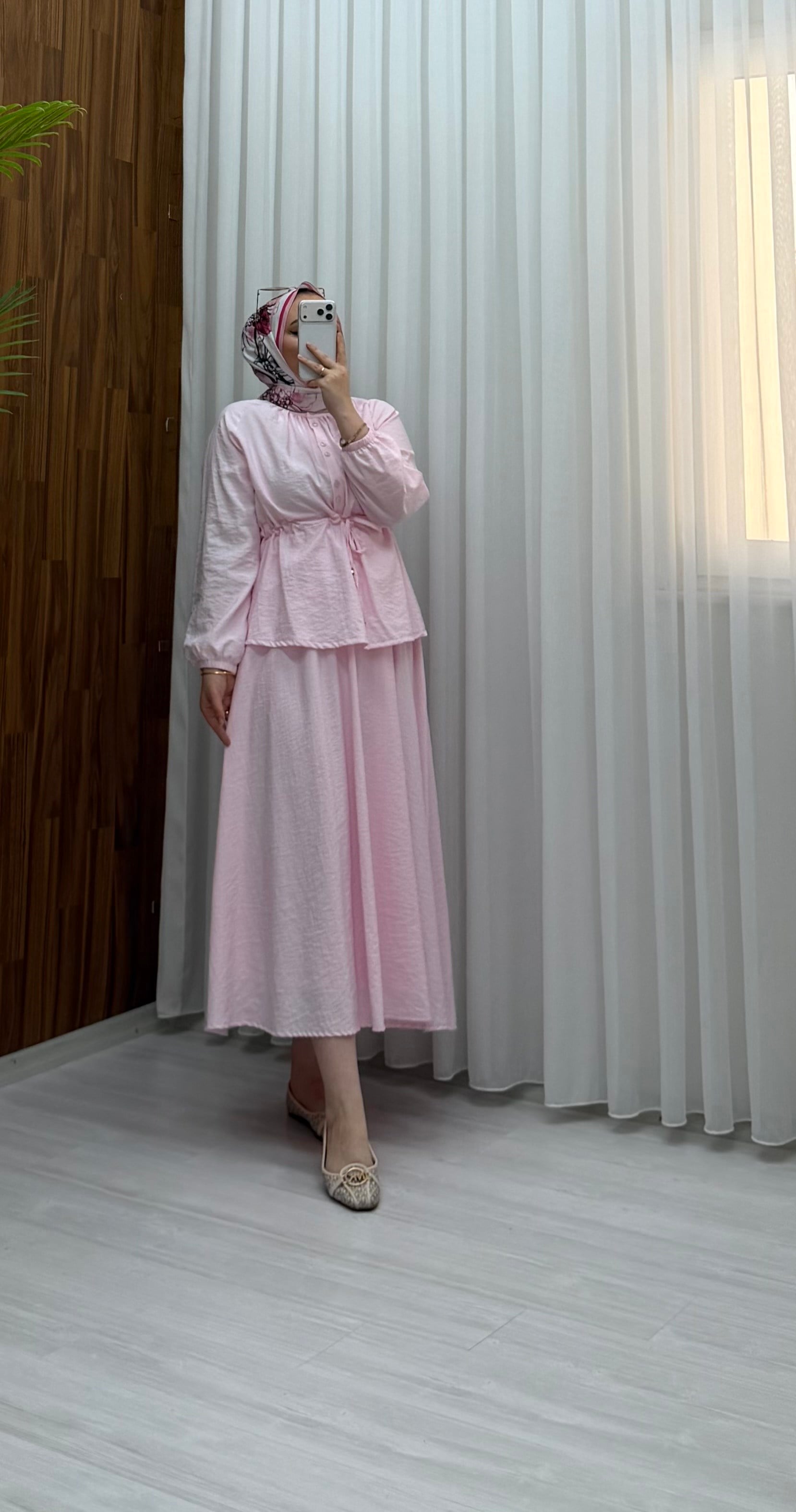 Binay Etekli Takım Pembe 2038 